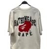 A BATHING APE/T-Shirt/XL/Cotton/WHT/