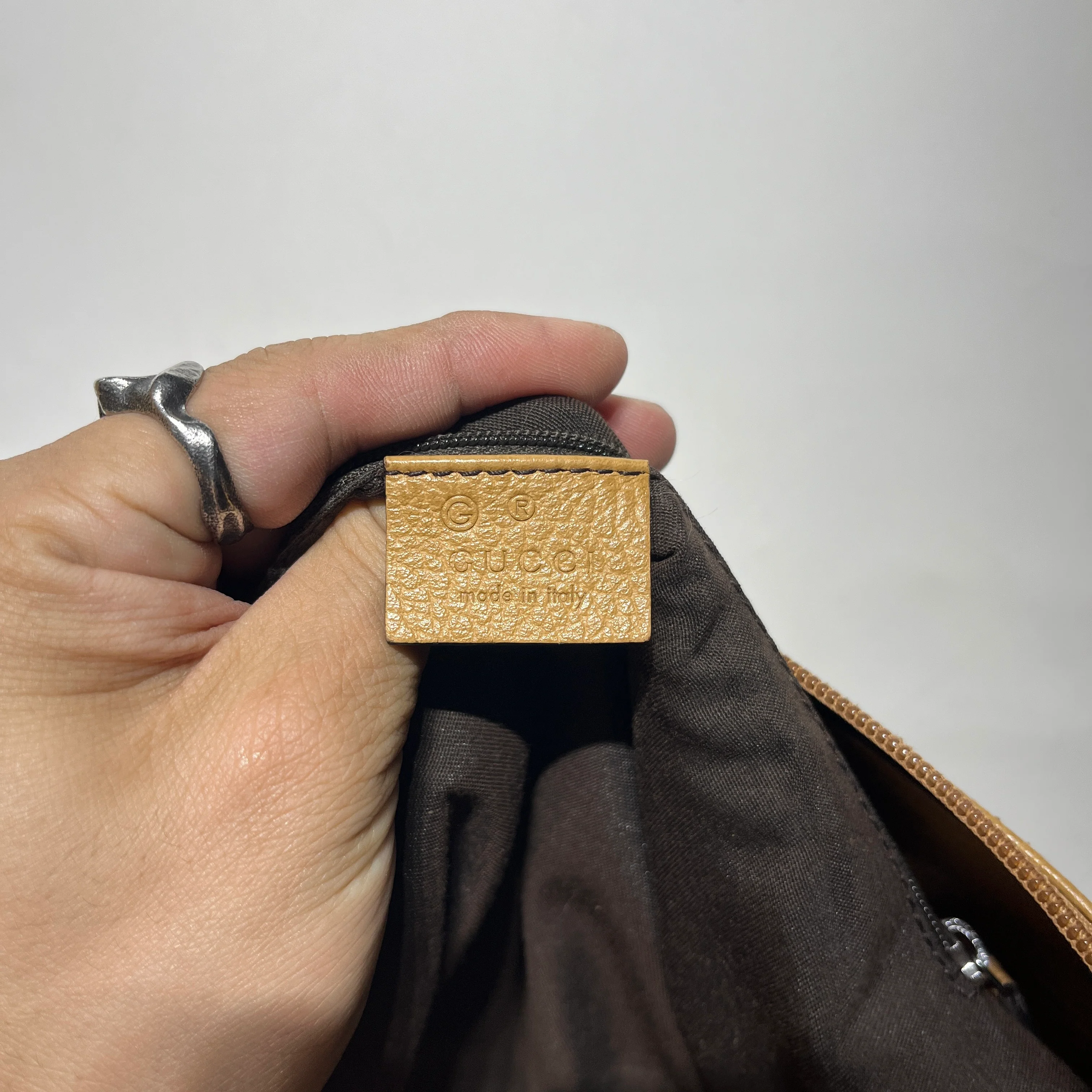 GUCCI/Hand Bag/Leather/CML/D-Ring Abbey Tote
