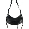 BALENCIAGA/Bag/Lambskin/BLK/BLACK LAMBSKIN LEATHER CAGOLE