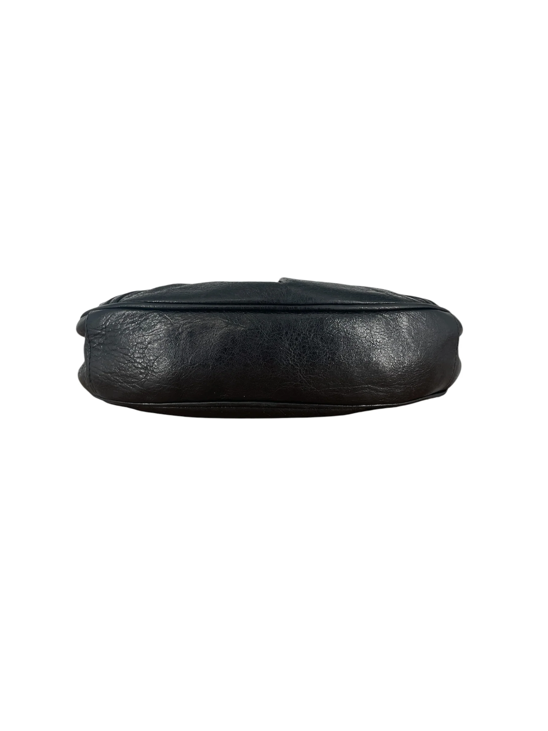BALENCIAGA/Bag/Lambskin/BLK/BLACK LAMBSKIN LEATHER CAGOLE