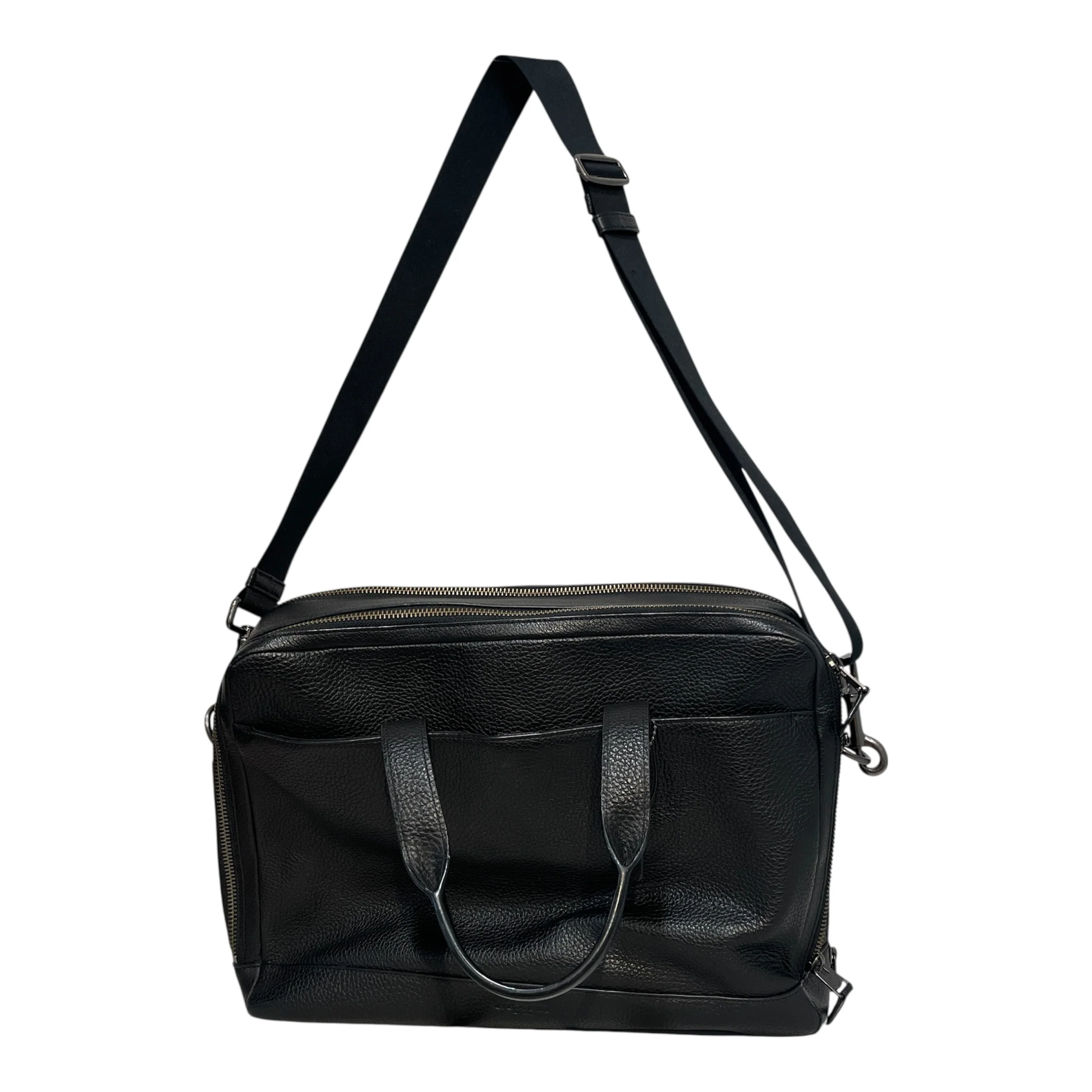 COACH/Briefcase/Leather/BLK/