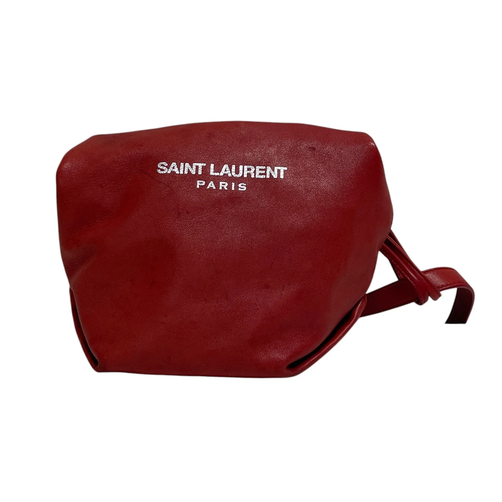 SAINT LAURENT/Bag/Leather/RED/red sack