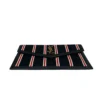 SAINT LAURENT/Clutch Bag/Stripe/Cotton/BLK/UPTOWN REDWHITE/ ENVELOP