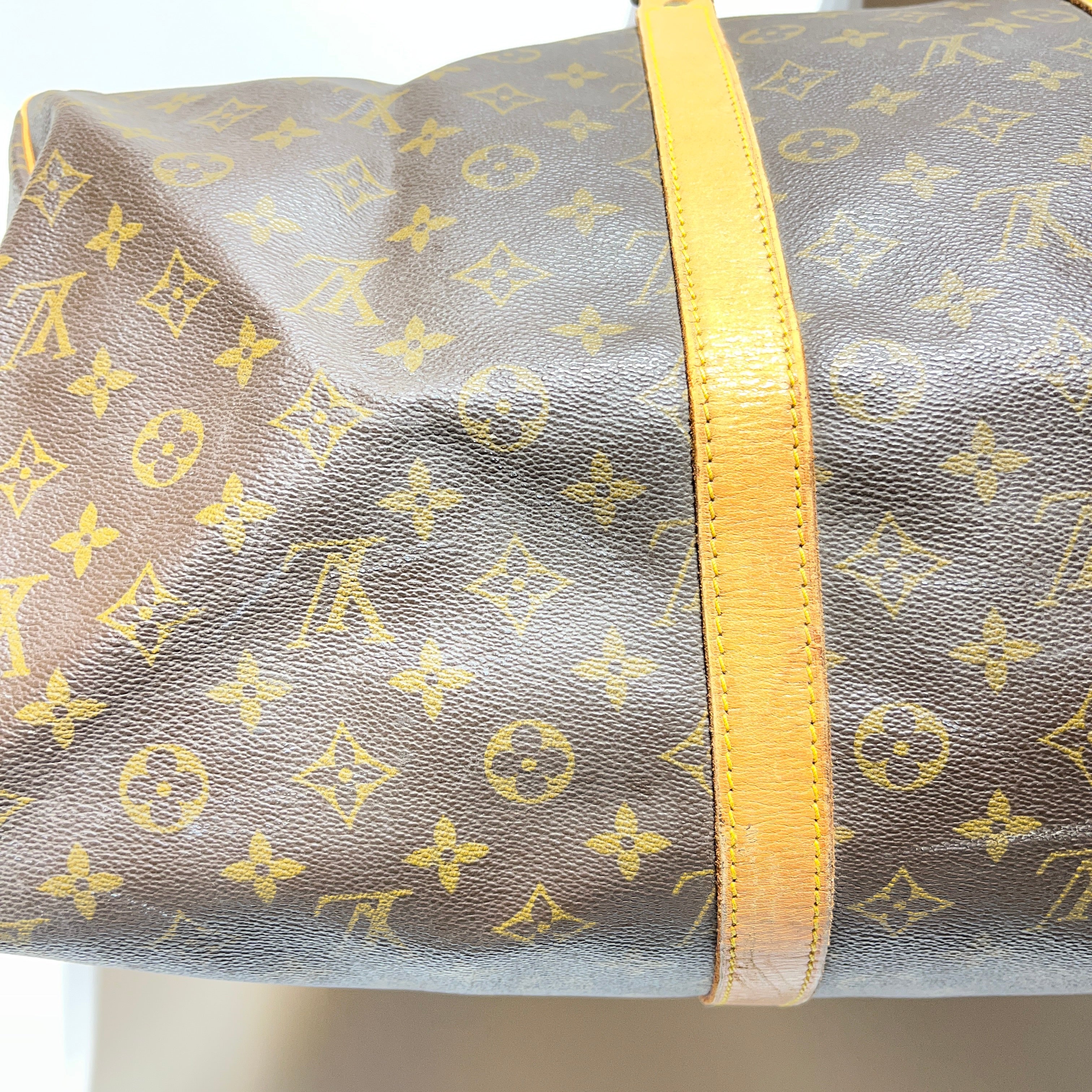 3540-louis-vuitton-luggage-monogram-leather-brw-speedy-55-8.jpg LOUIS VUITTON/Luggage/Monogram/Leather/BRW/SPEEDY 55