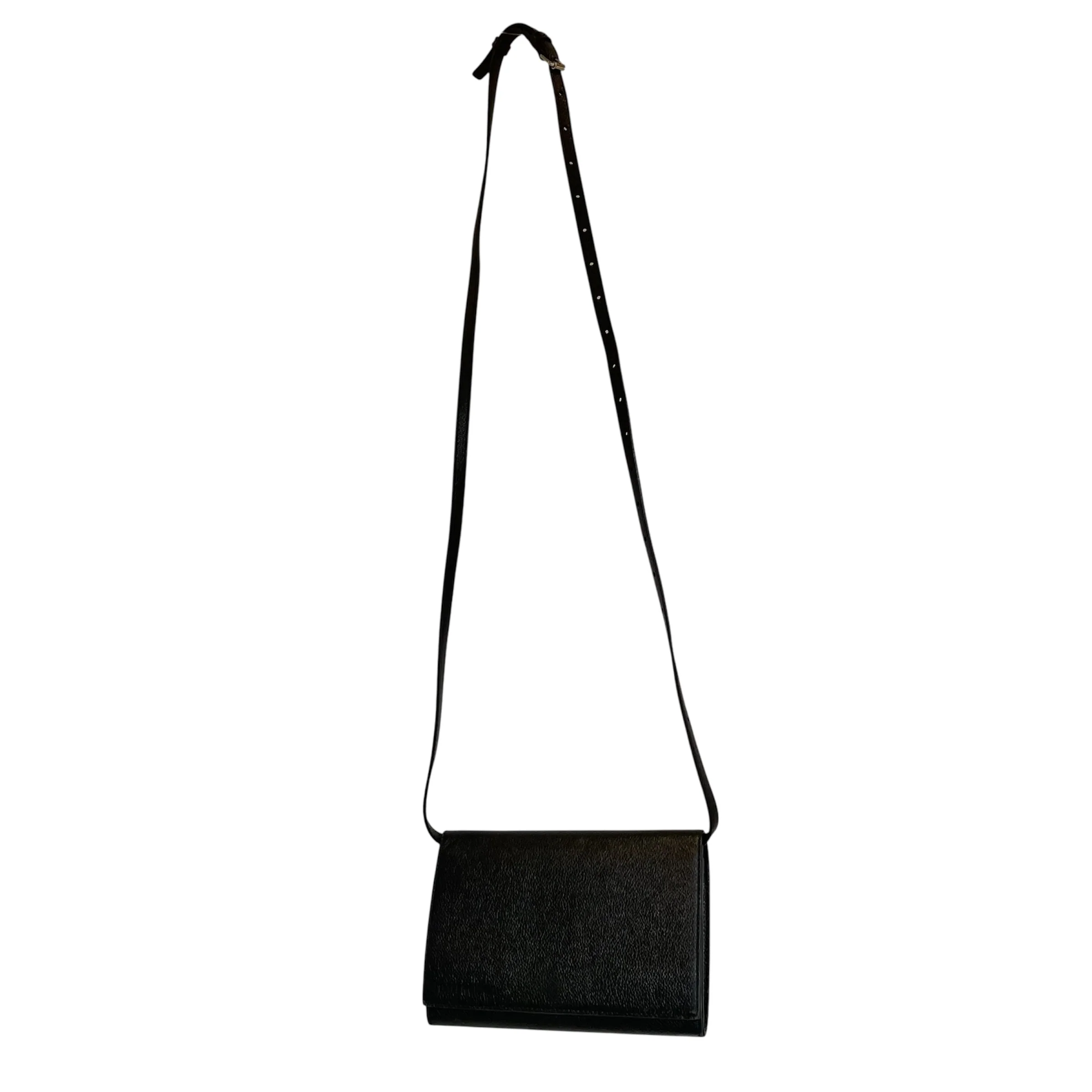 BALENCIAGA/Cross Body Bag/Leather/BLK/EVERYDAY LEATHER