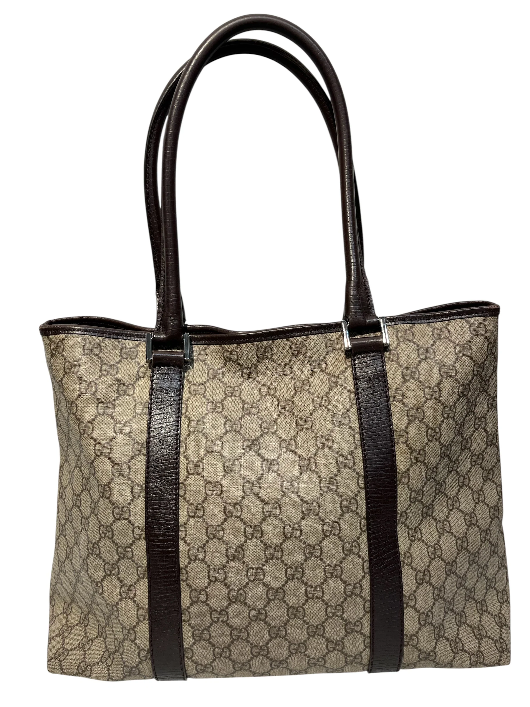 GUCCI/Tote Bag/All Over Print/BEG/Gucci Monogram