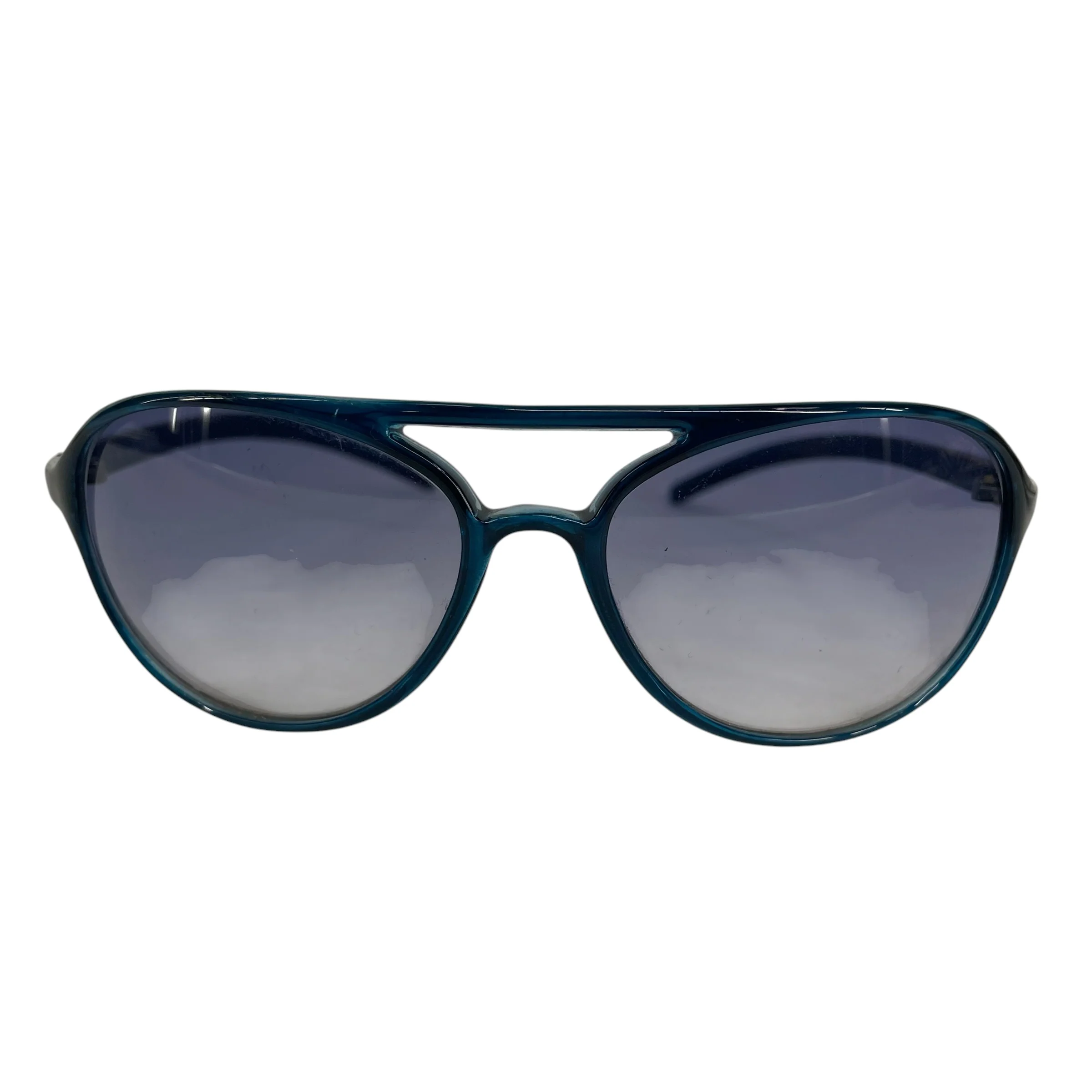 BURBERRY/Sunglasses/Plastic/BLU/TRANSLUCENT BLUE VINTAGE FRAME