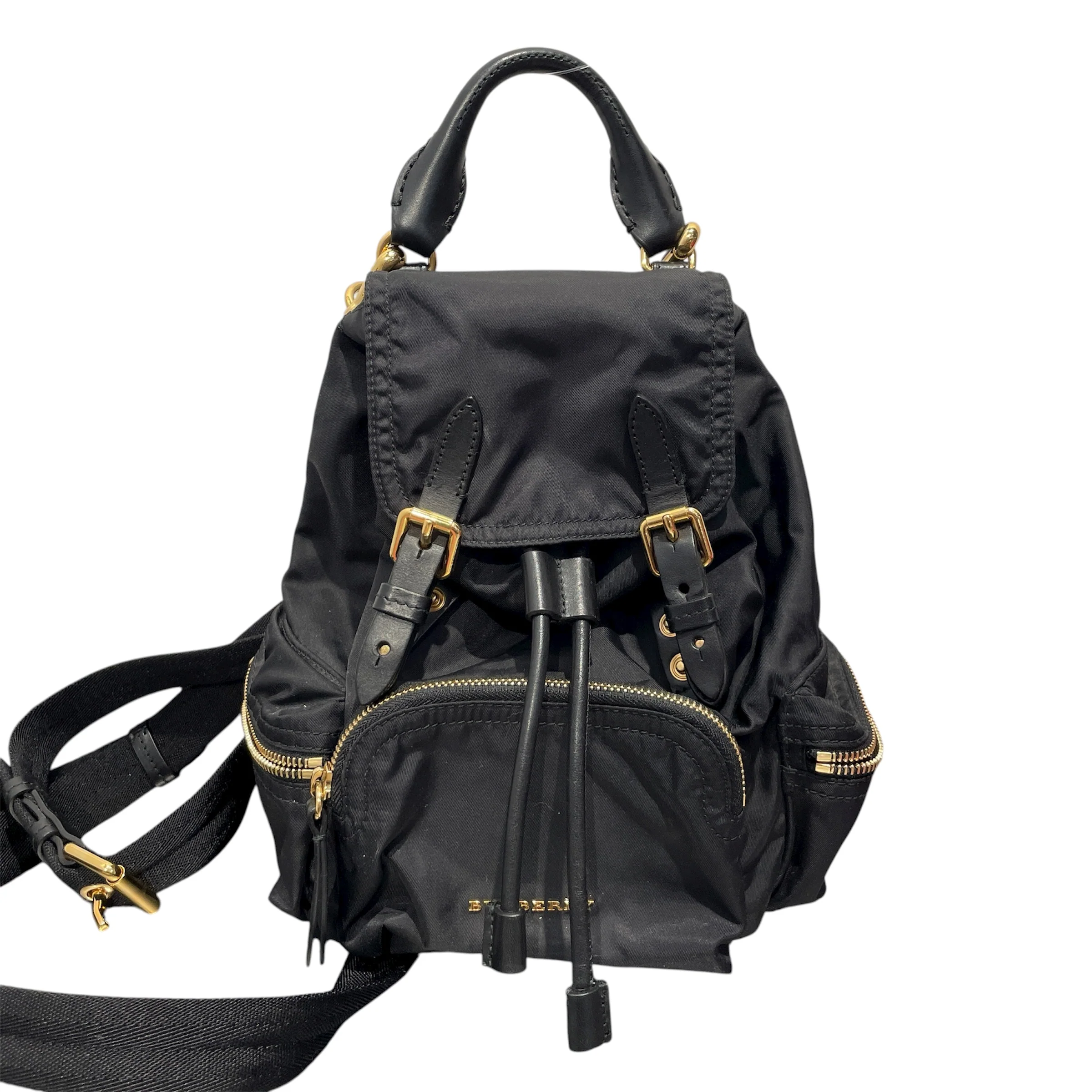 BURBERRY LONDON/Backpack/BLK/