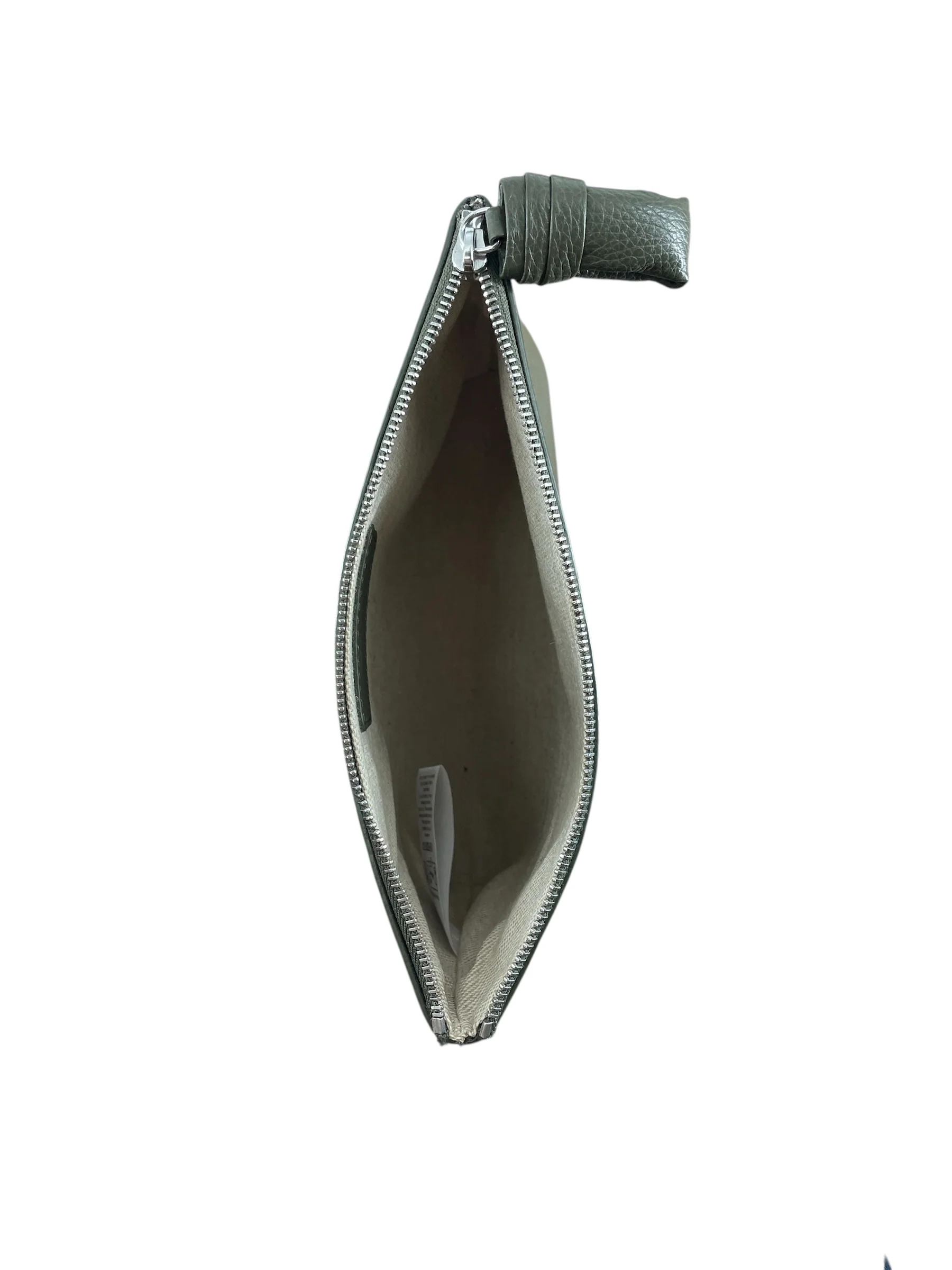 LEMAIRE/Clutch Bag/Leather/GRN/PEBBLED LEATHER POUCH