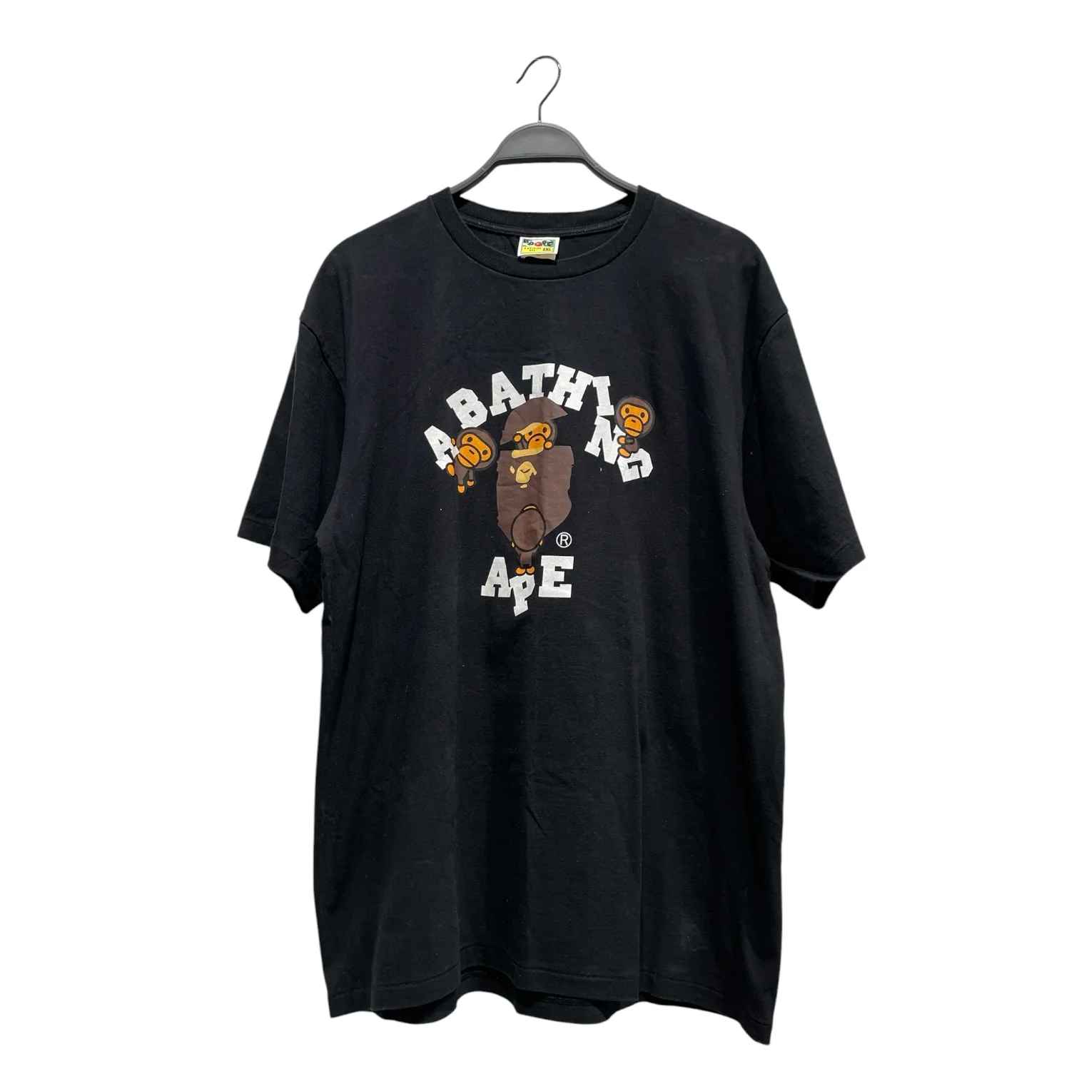 BAPE STA!/T-Shirt/XXL/Cotton/BLK/JAPAN BIG APE