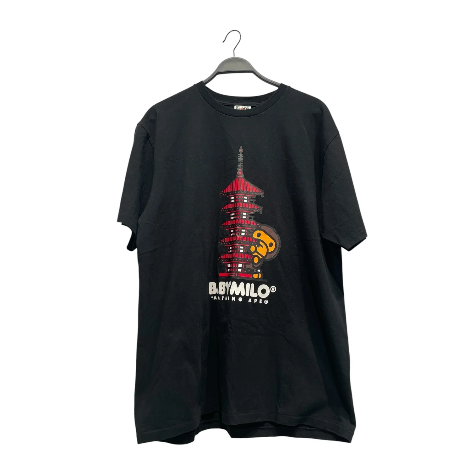 BAPE STA!/T-Shirt/XXL/BLK/BABY MILO JAPANESE MOTIFS