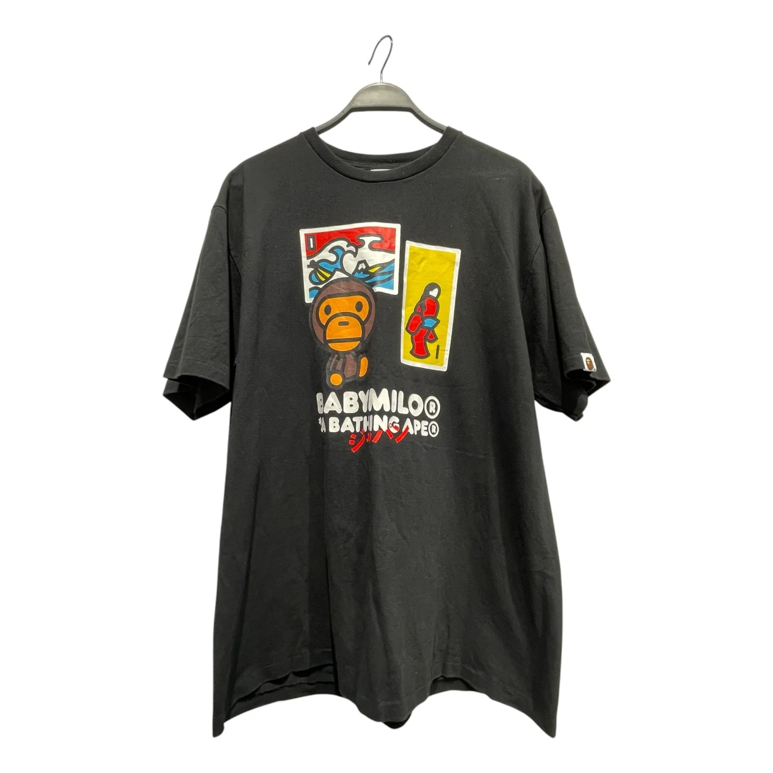 BAPE STA!/T-Shirt/XXL/BLK/BABY MILO JAPAN ART