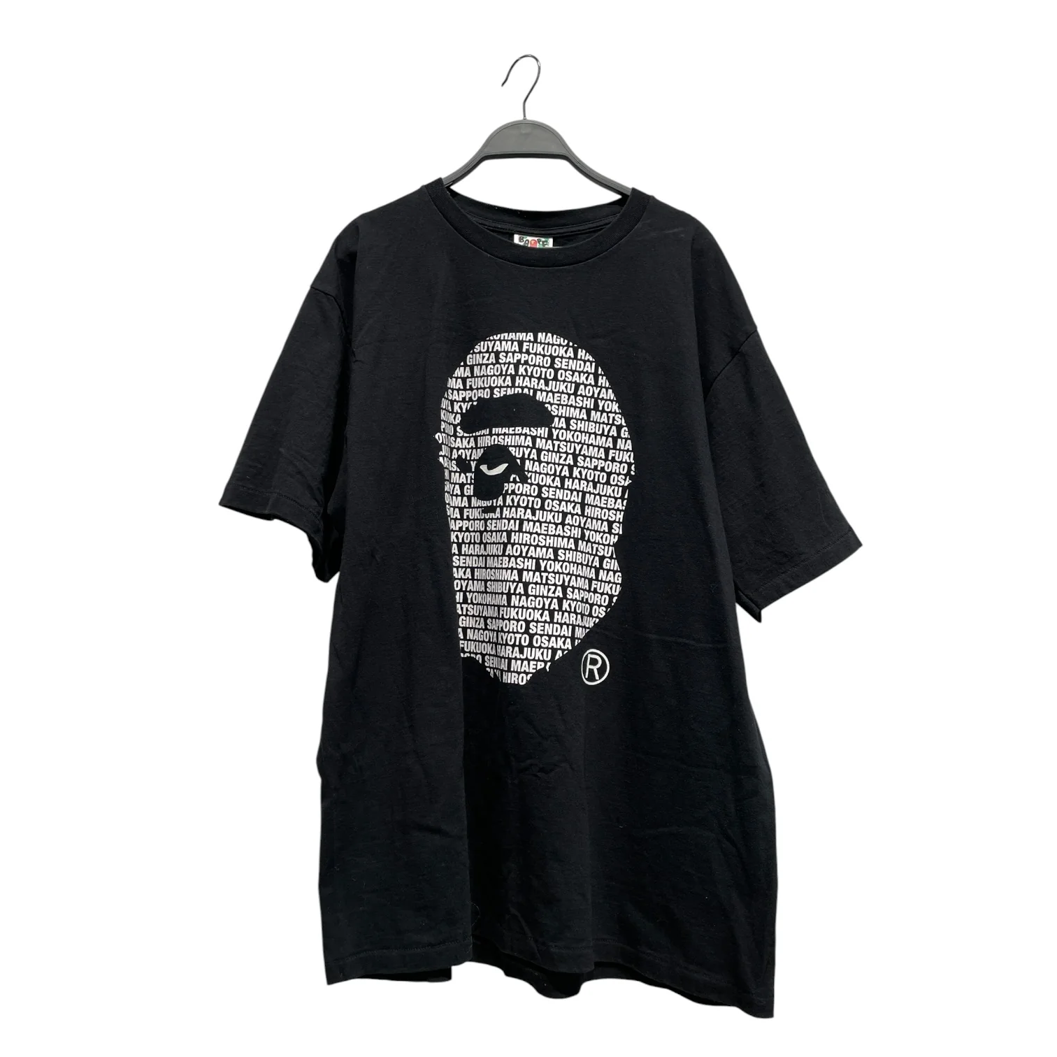 BAPE STA!/T-Shirt/XXL/BLK/BIG APE HEAD JAPAN TEE