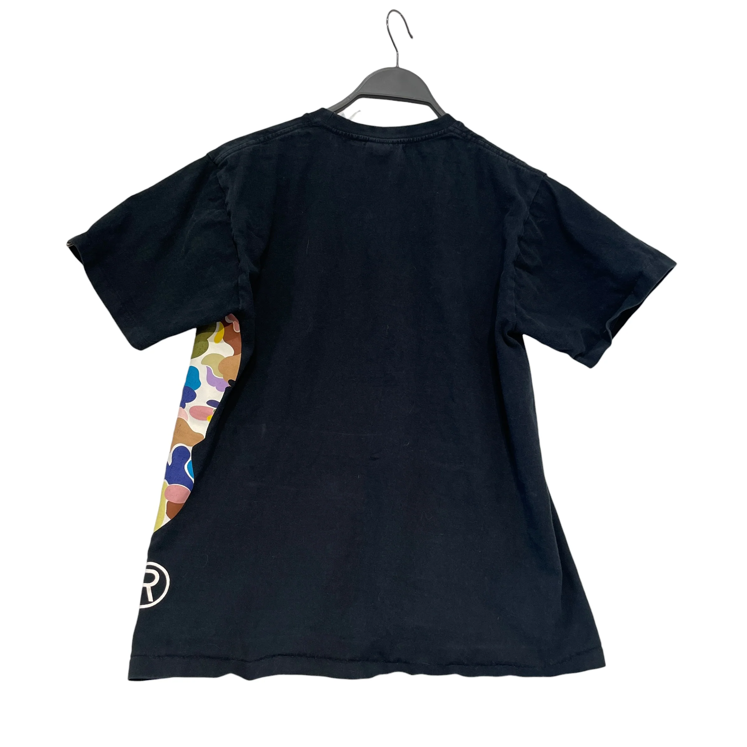 A BATHING APE/T-Shirt/M/Cotton/BLK/Multi Camo Side Ape