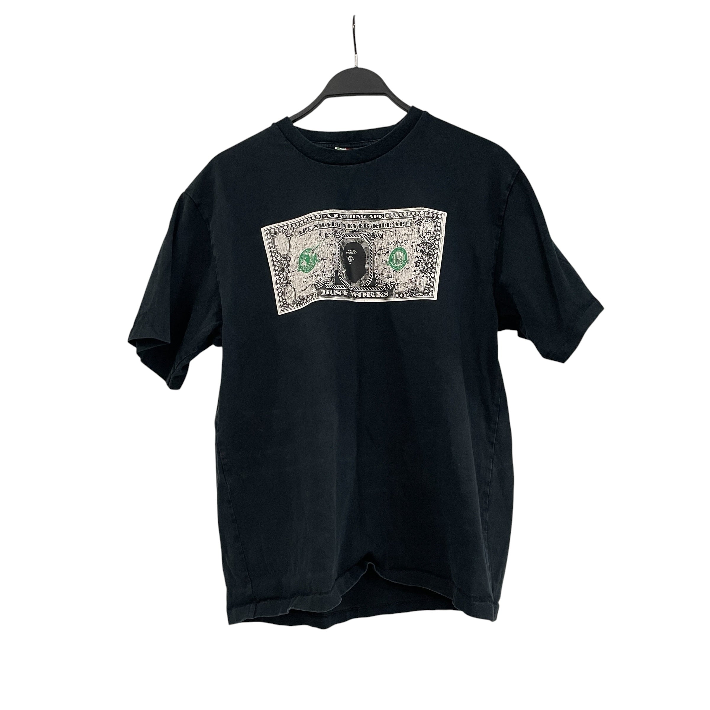 BAPE STA!/T-Shirt/M/Cotton/BLK/