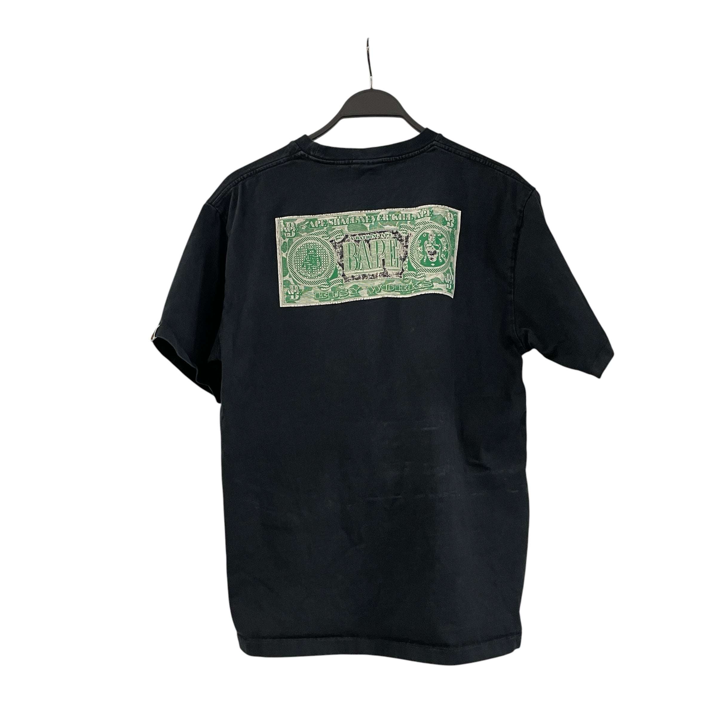 BAPE STA!/T-Shirt/M/Cotton/BLK/