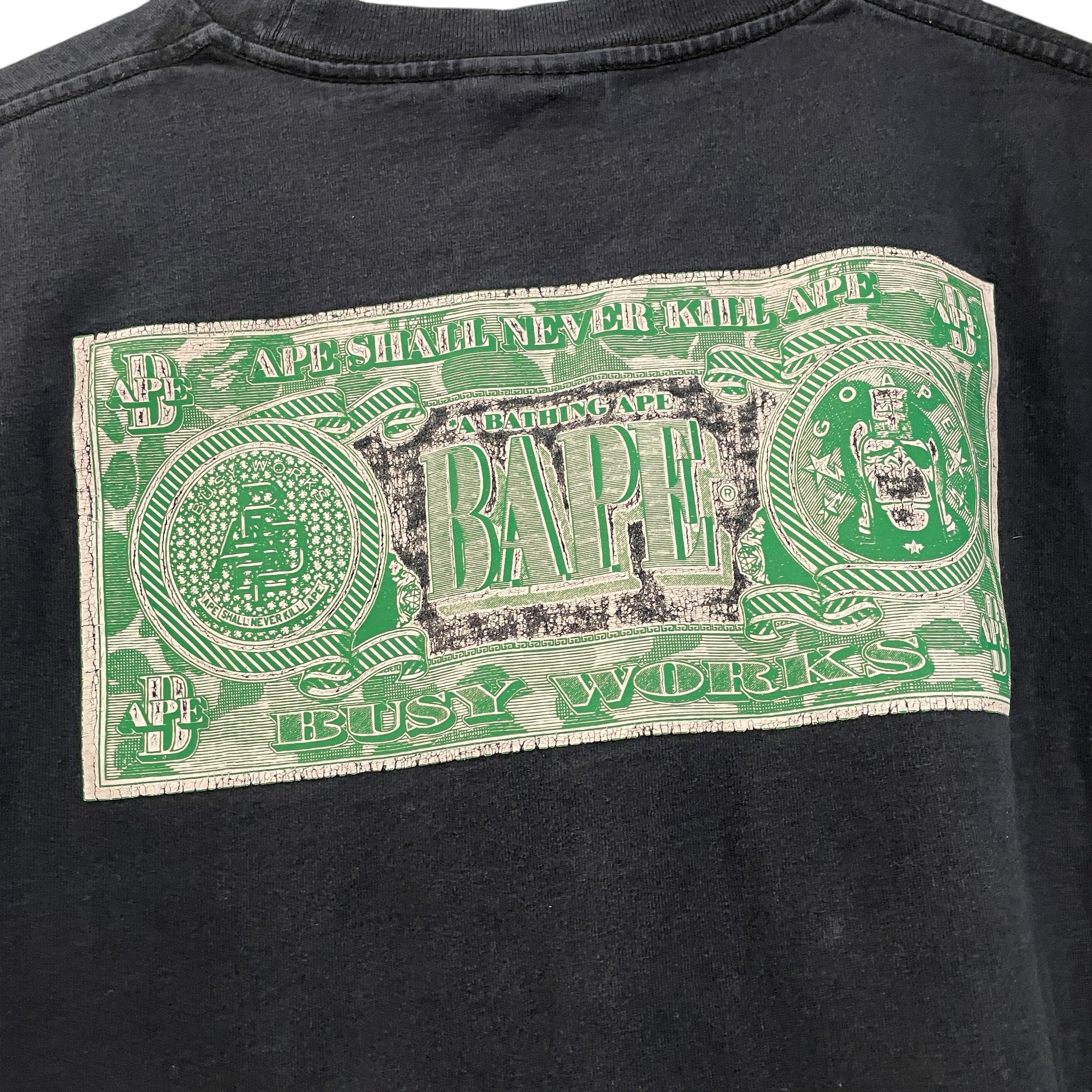 BAPE STA!/T-Shirt/M/Cotton/BLK/
