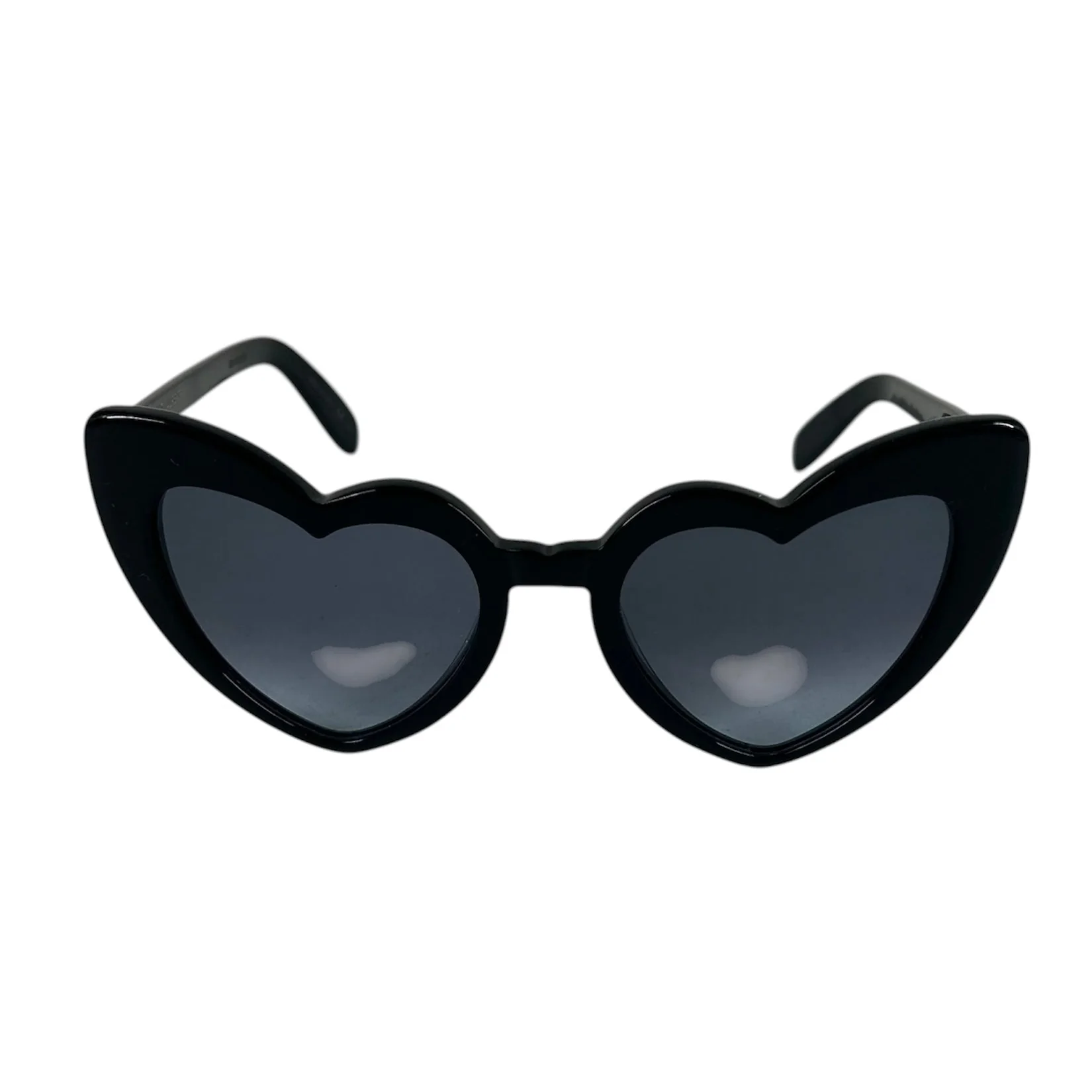 SAINT LAURENT/Sunglasses/Plastic/BLK/heart shaped