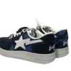 A BATHING APE/Low-Sneakers/US 10.5/Cotton/NVY/Blue Camo Bapesta
