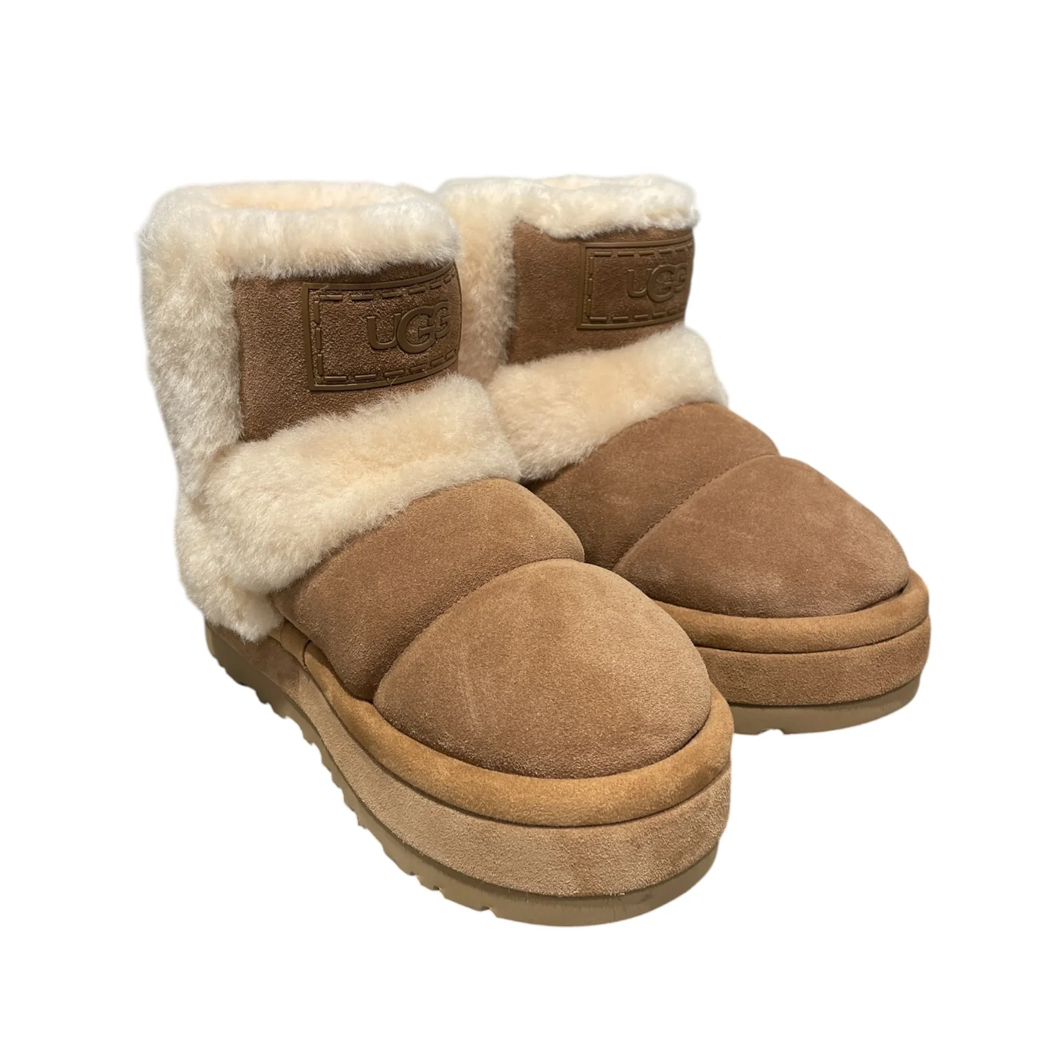 UGG australia/Ankle Boots/US 7/Suede/BRW/Brown Chillapeak Platform Boot