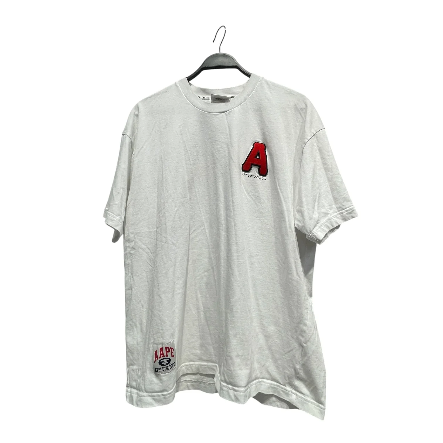 AAPE BY A BATHING APE/T-Shirt/XL/Cotton/WHT/White Aapeunus Shirt