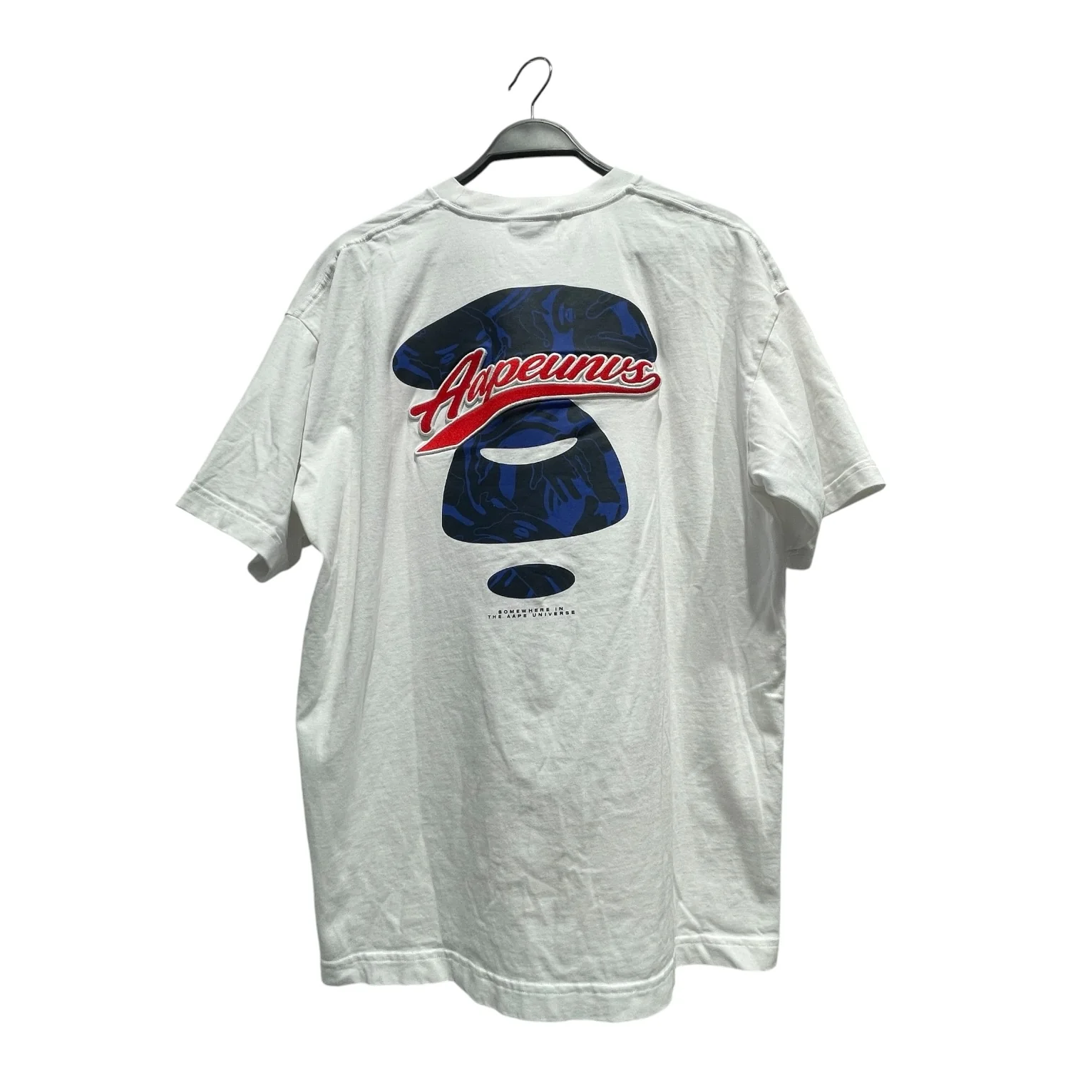 AAPE BY A BATHING APE/T-Shirt/XL/Cotton/WHT/White Aapeunus Shirt