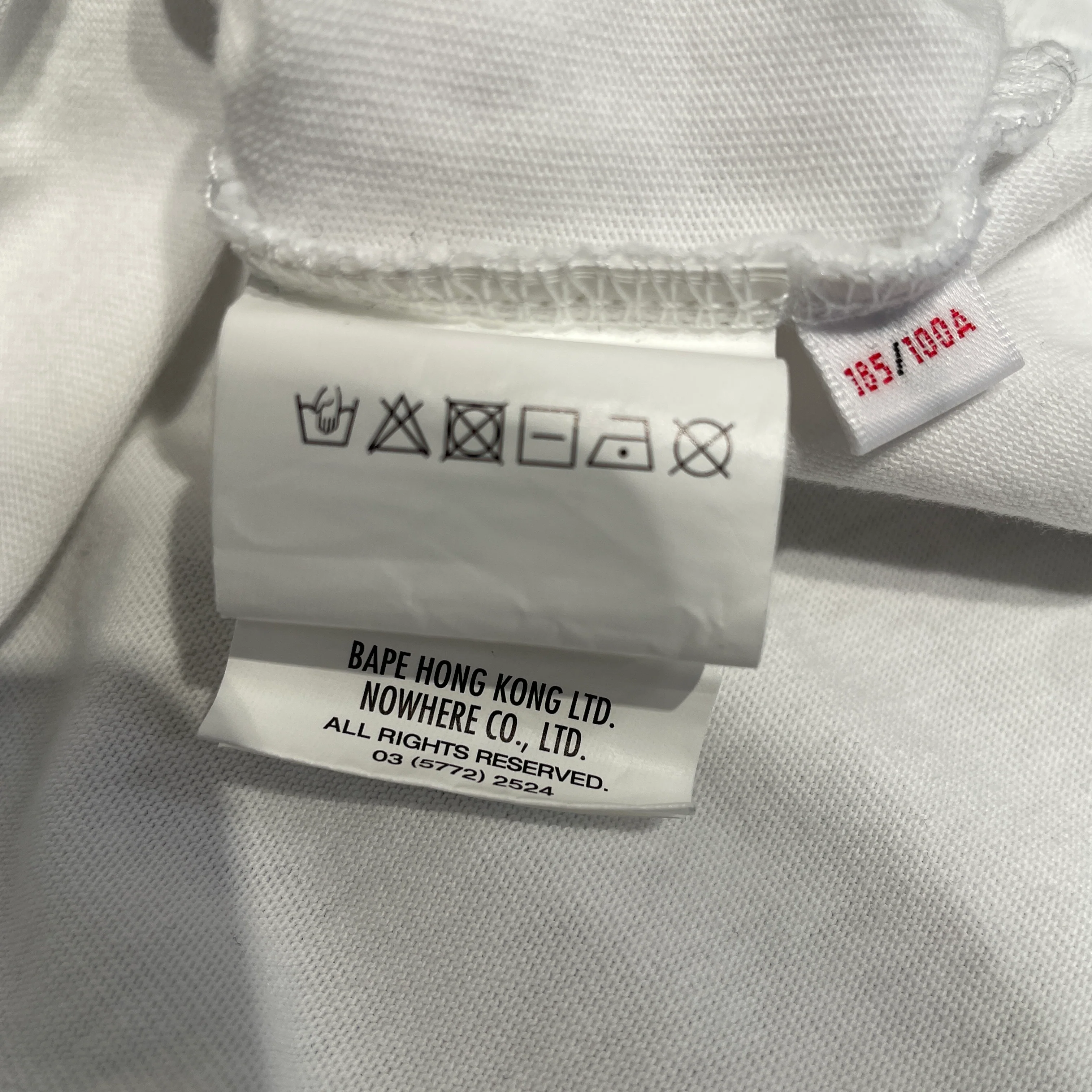 AAPE BY A BATHING APE/T-Shirt/XL/Cotton/WHT/White Aapeunus Shirt