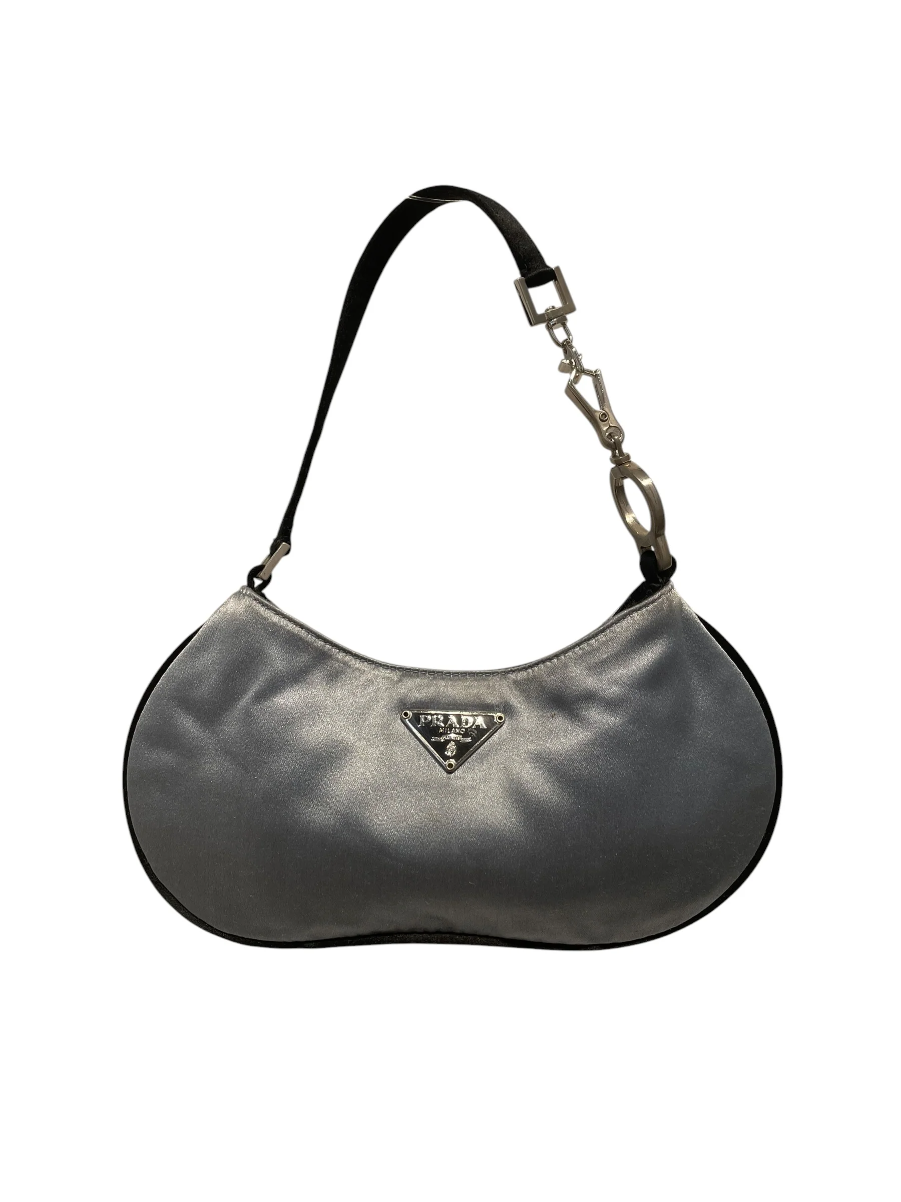 PRADA/Clutch Bag/Nylon/IDG/eyemask shape