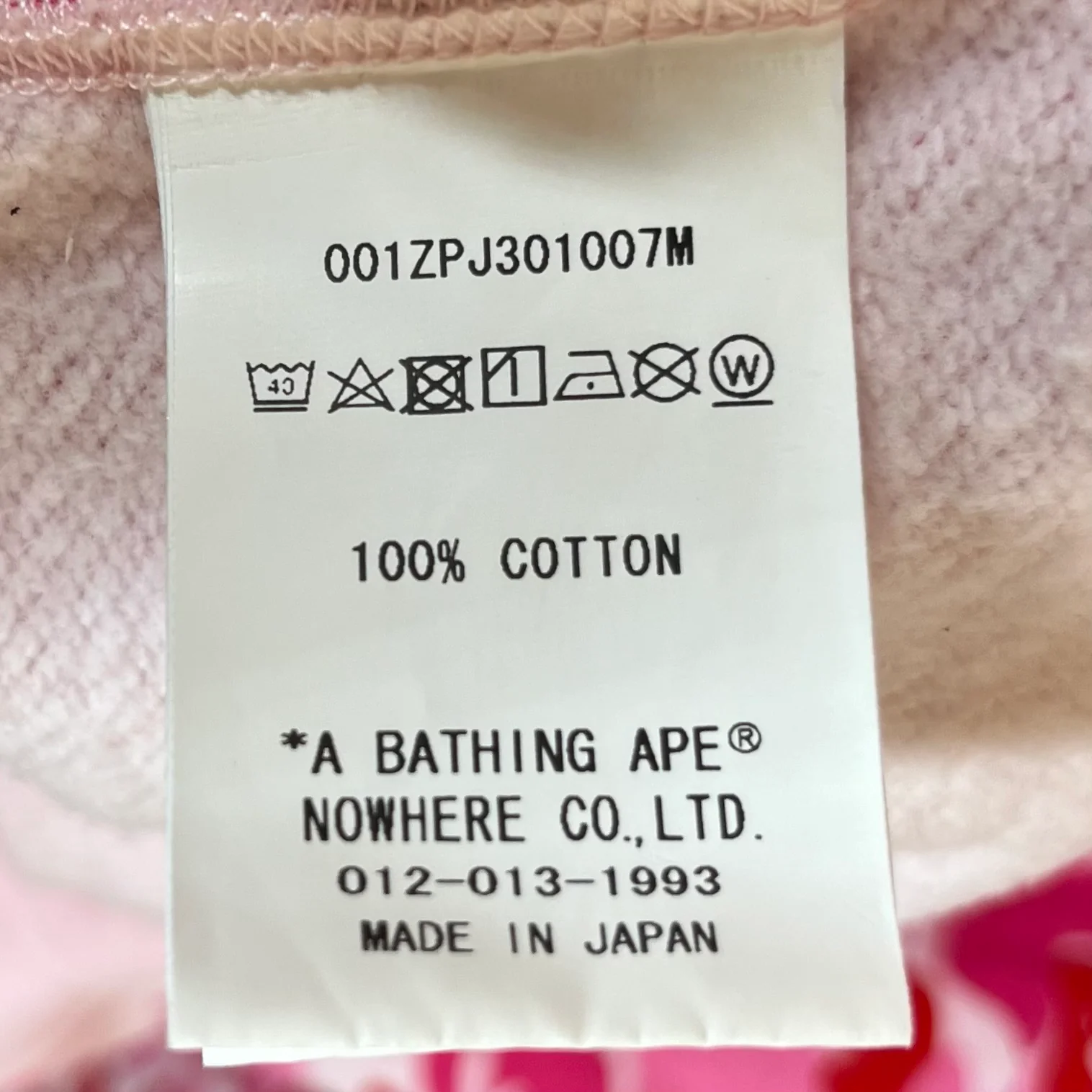 A BATHING APE/Zip Up Hoodie/XL/Camouflage/Cotton/PNK/PINK CAMO SHARK HOOD