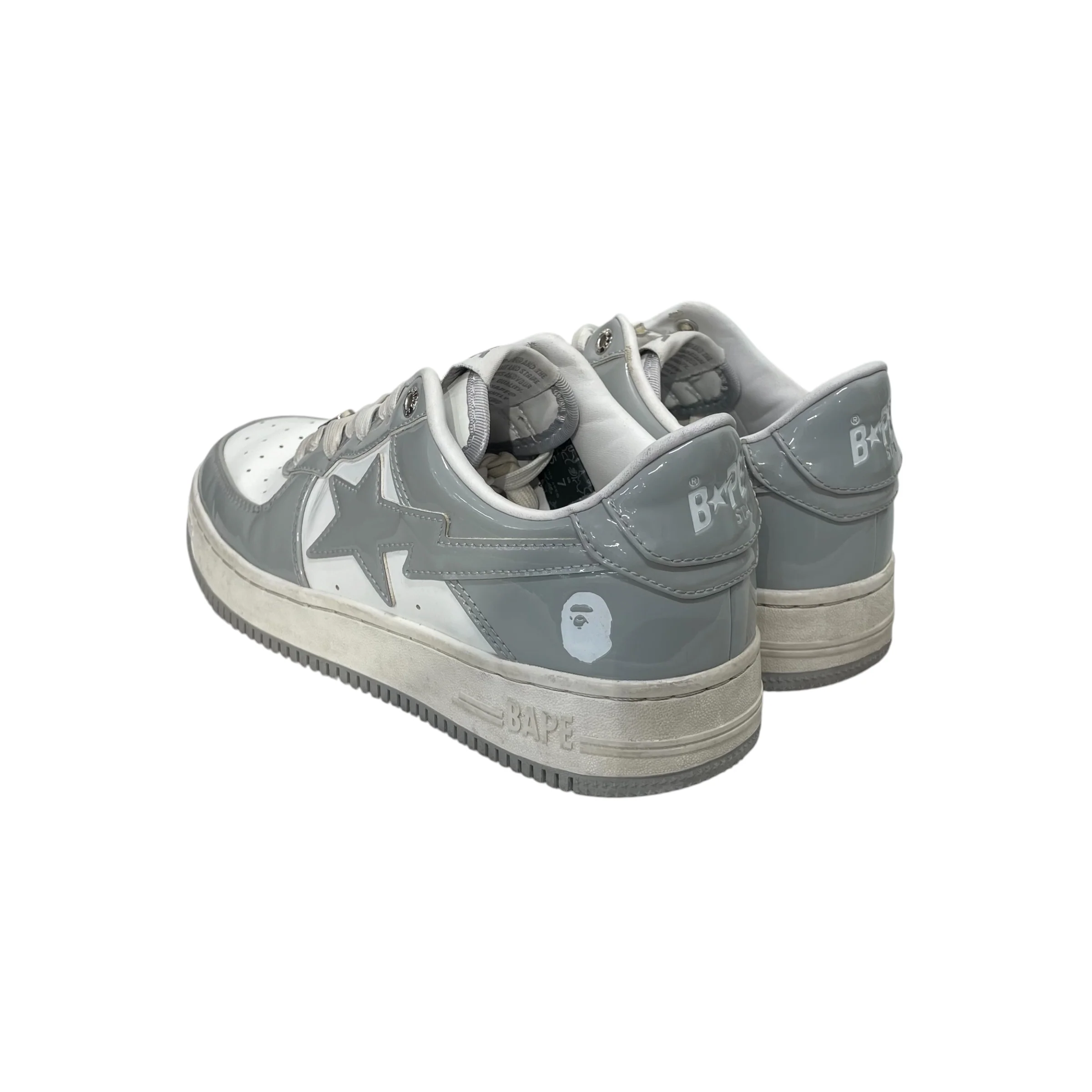 BAPE STA!/Low-Sneakers/US 7/GRY/bape sta #3