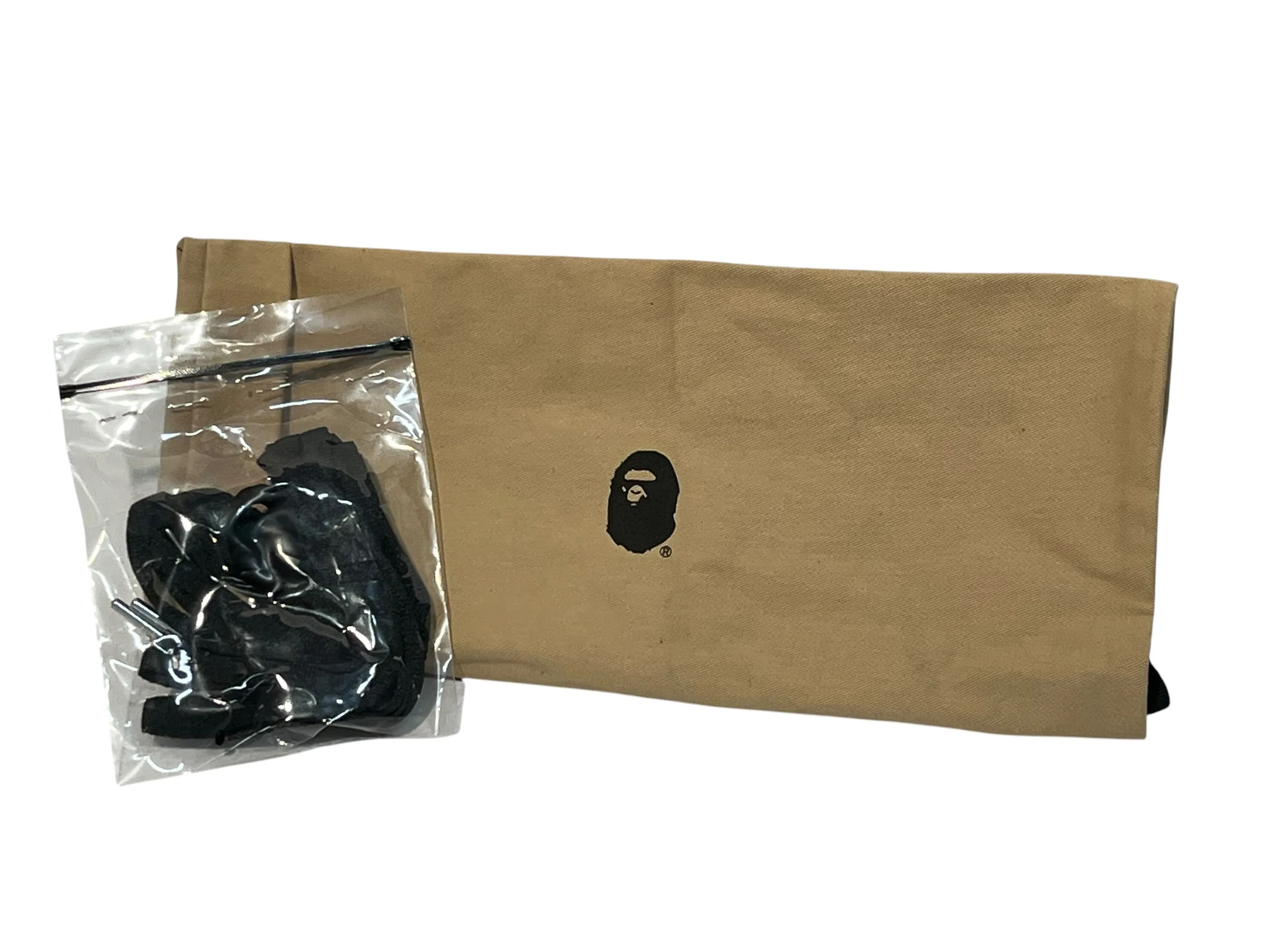 BAPE STA!/Low-Sneakers/US 9.5/Suede/BLK/
