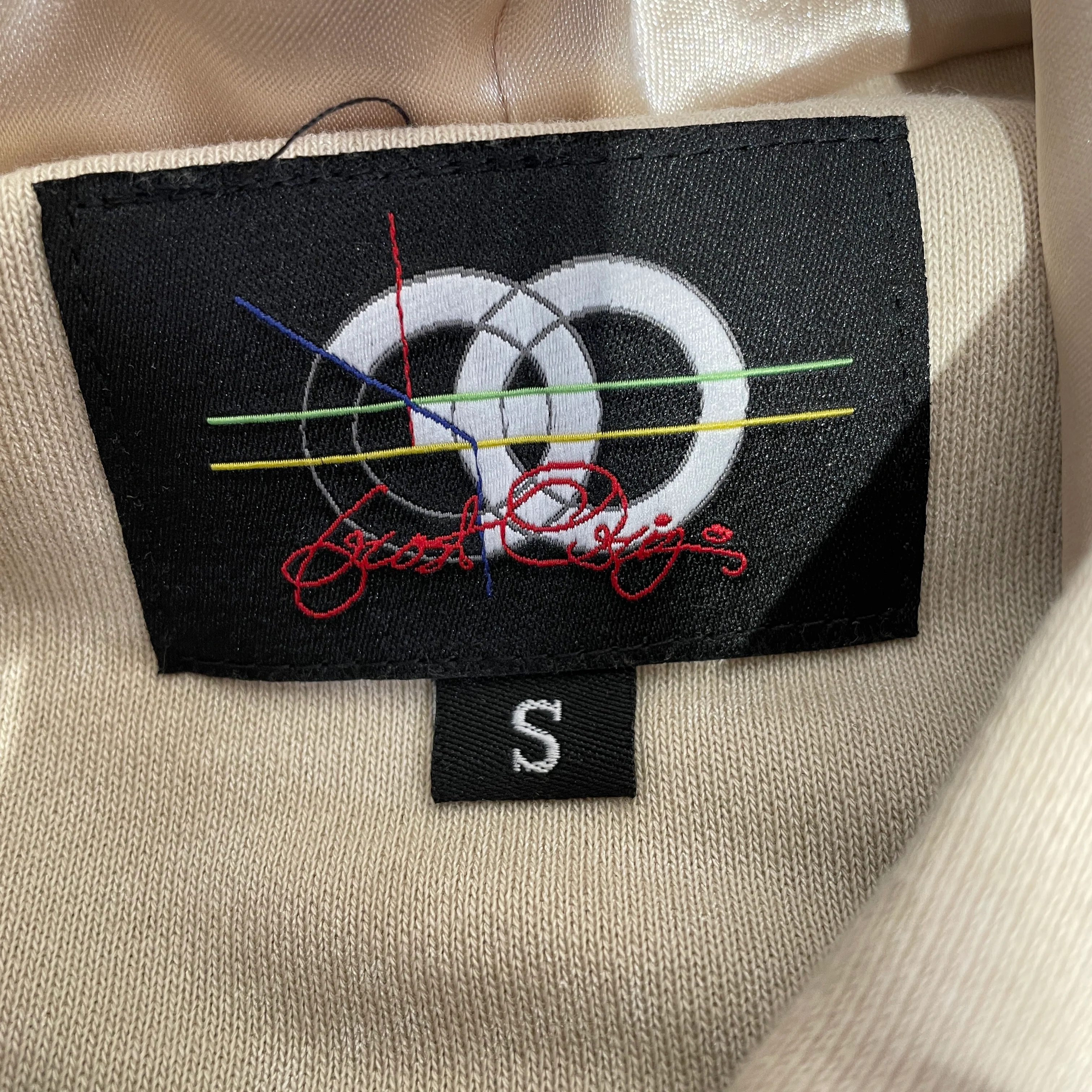 FROST ORIGINALS /Zip Up Hoodie/S/Cotton/BEG/ Brave Heart Tapestry Hoodie
