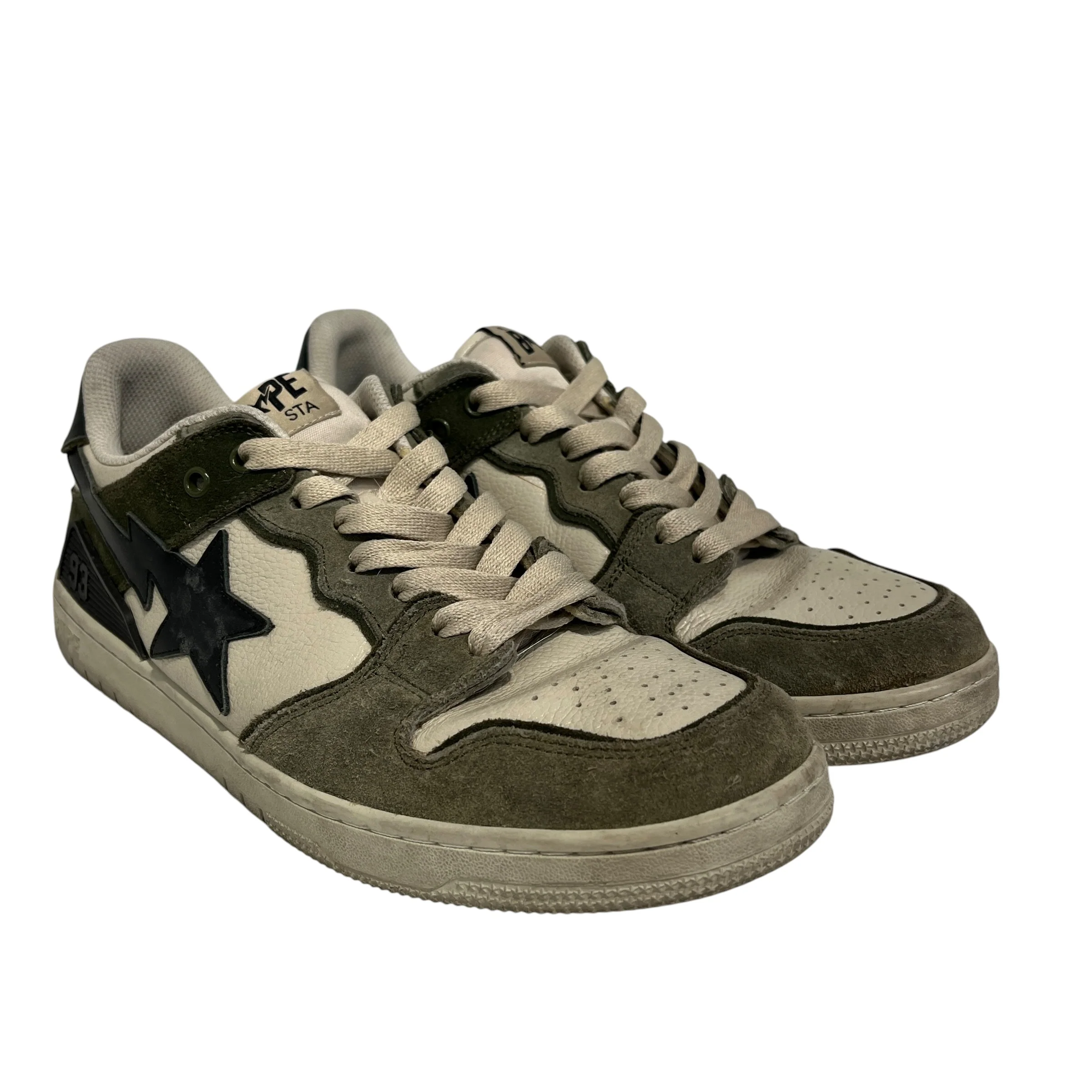 BAPE STA!/Low-Sneakers/US 11/Cotton/GRN/93