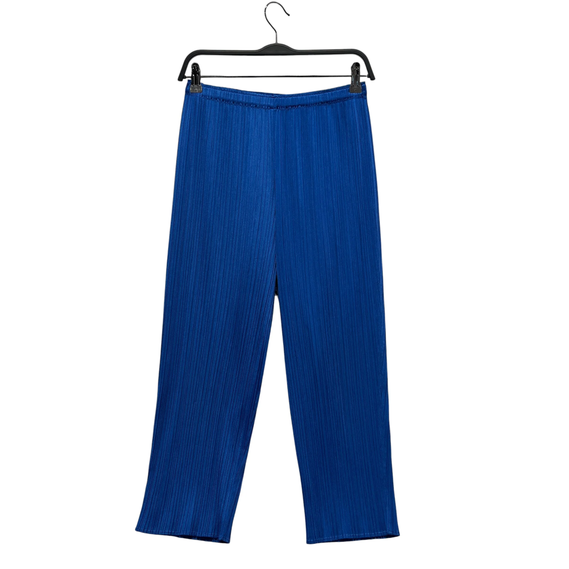 PLEATS PLEASE ISSEY MIYAKE/Bottoms/5/Polyester/BLU/crop taper