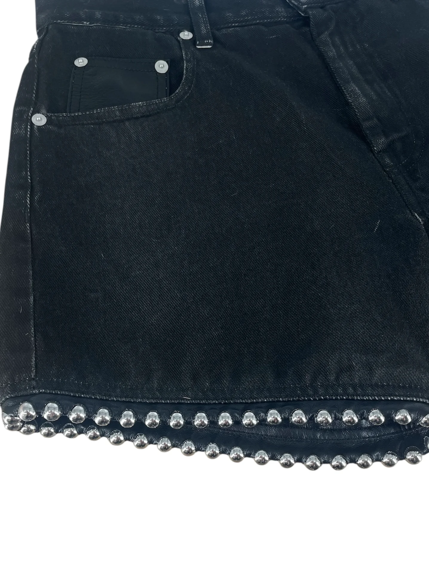 1017 ALYX 9SM(ALYX)/Skinny Pants/27/Denim/BLK/Button Fly/ACTUALLY BALLCHAIN SHORTS