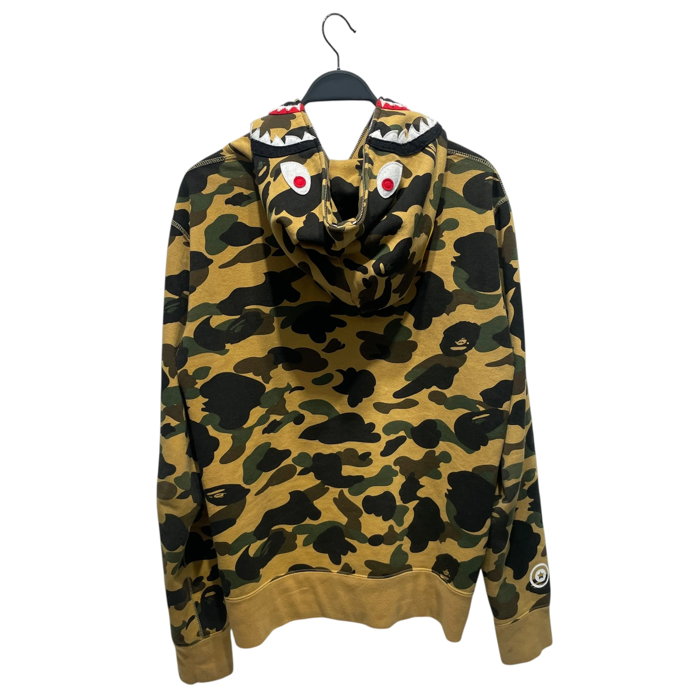 A BATHING APE/Zip Up Hoodie/L/Camouflage/Cotton/MLT/Oversize/Bathing Ape PONR