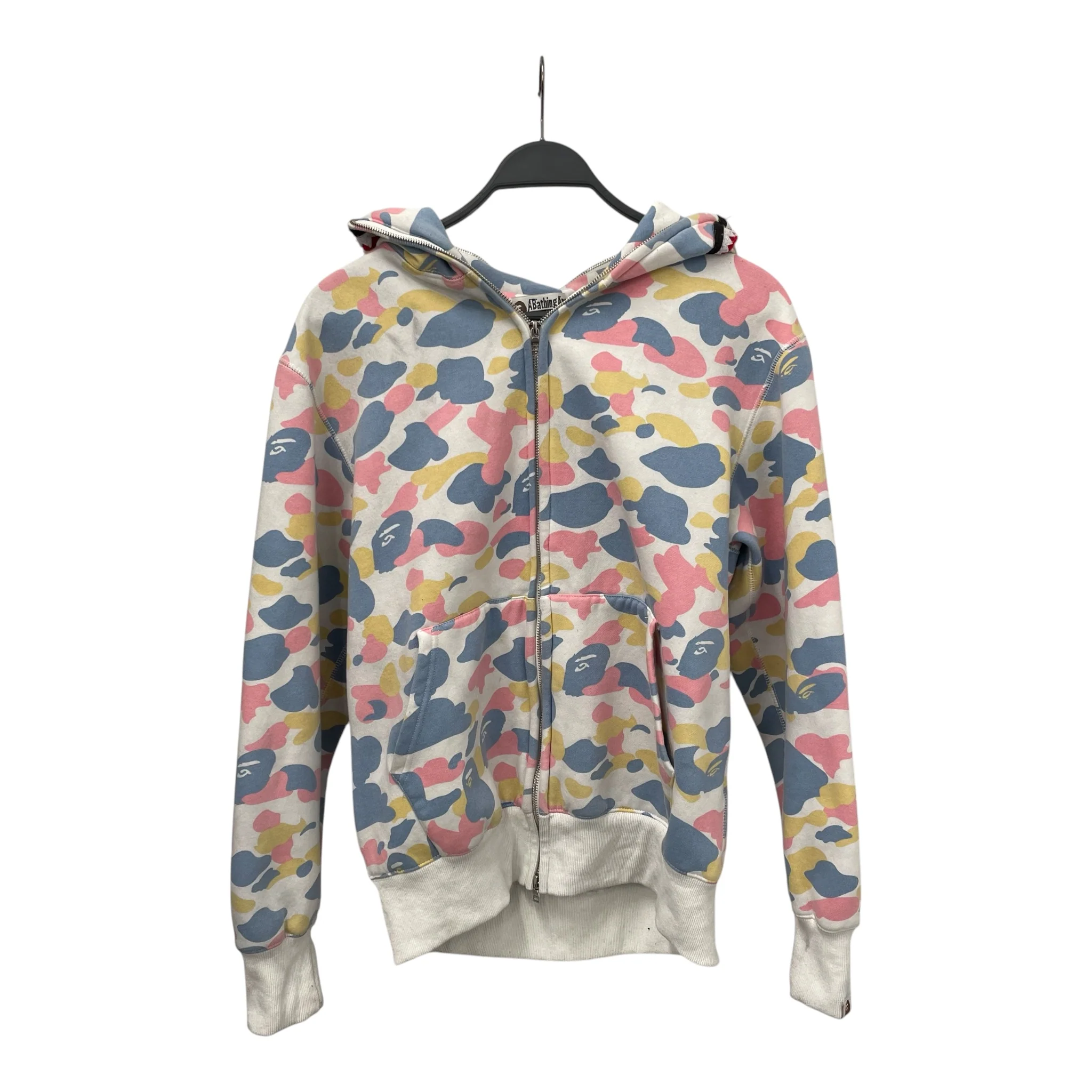 A BATHING APE/Zip Up Hoodie/XXL/Camouflage/Cotton/MLT/COTTON CANDY HOODIE