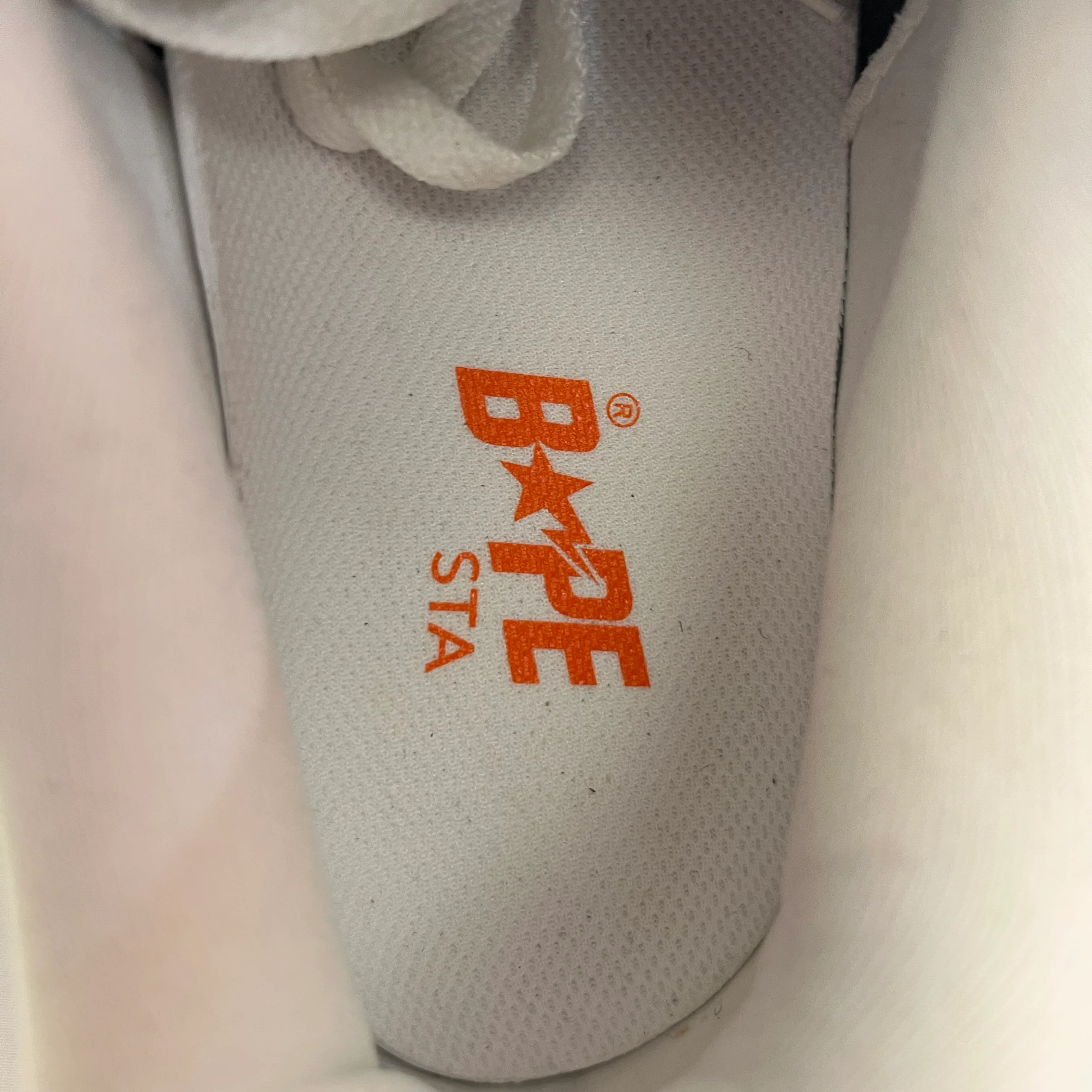 BAPE STA!/Low-Sneakers/US 8/Leather/ORN/Halloween