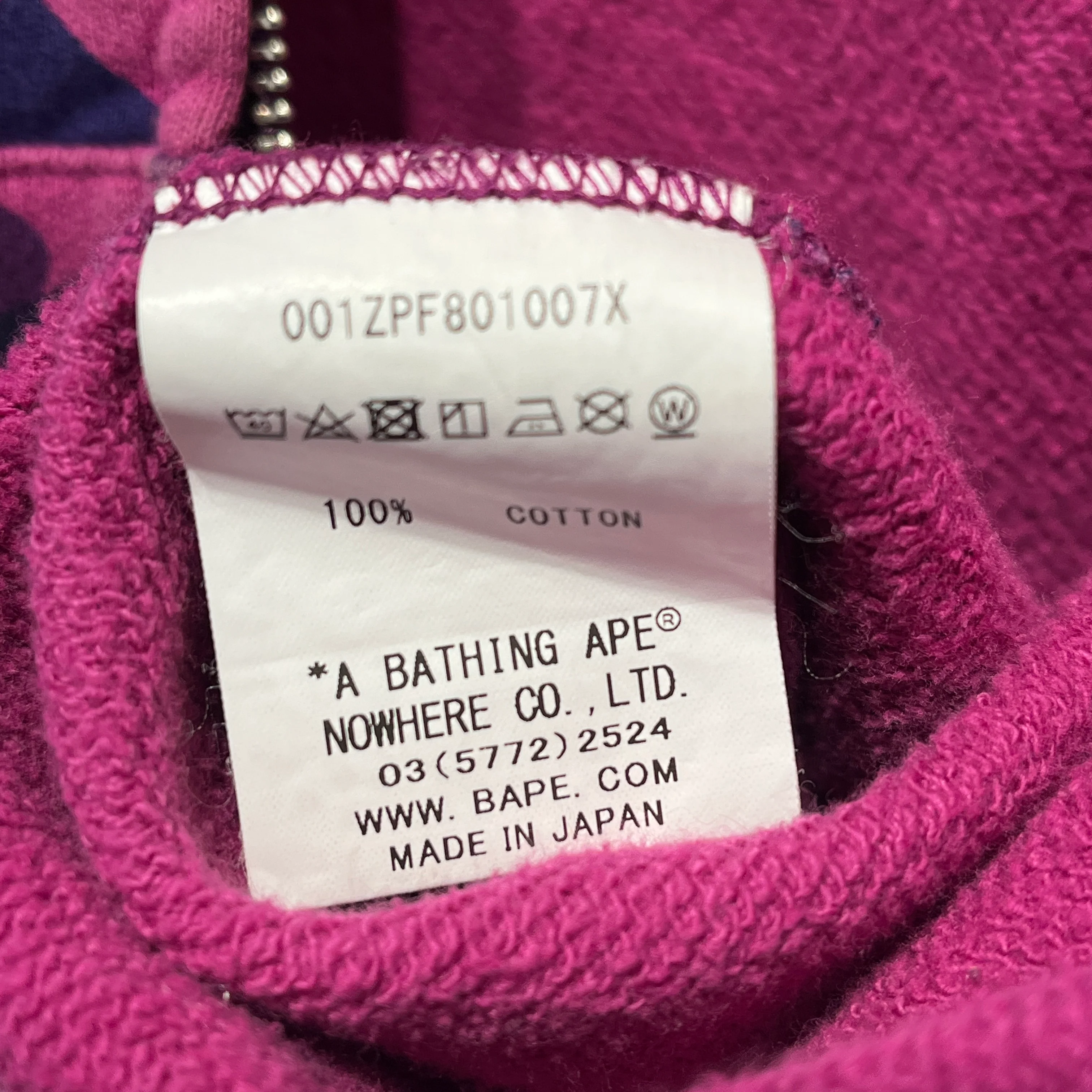 A BATHING APE/Zip Up Hoodie/XL/Camouflage/Cotton/PPL/SHARK HOODIE PONR ON BACK