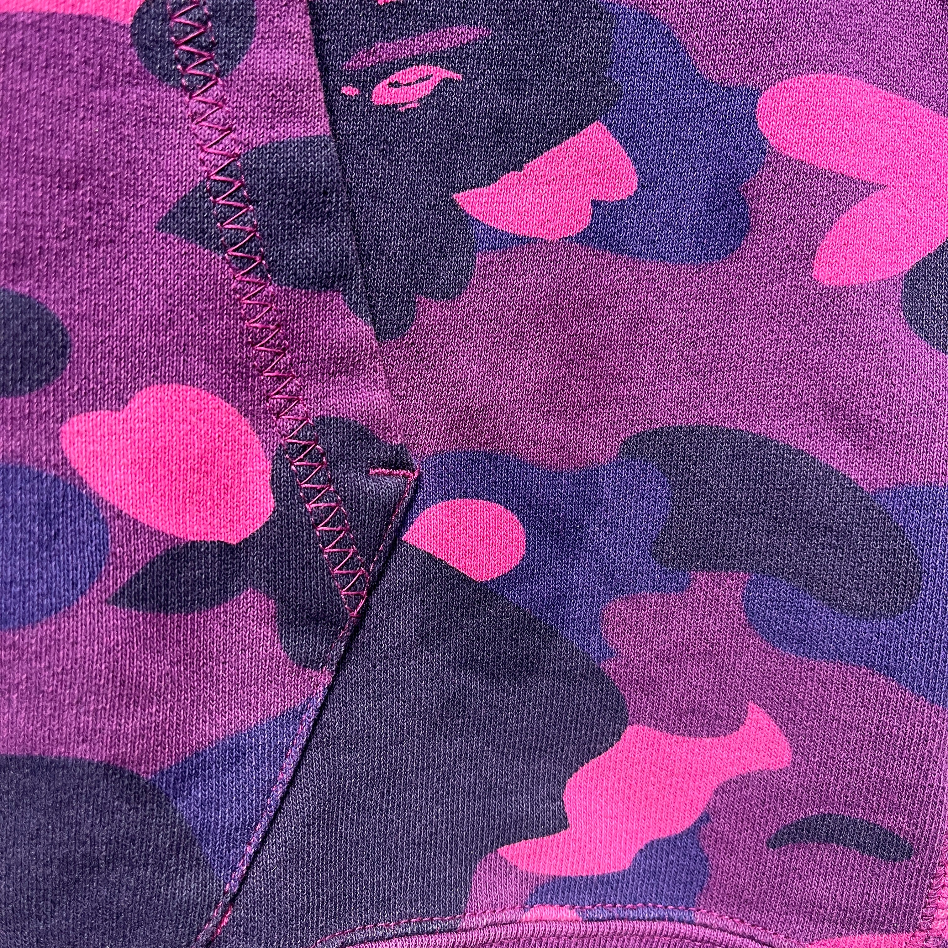A BATHING APE/Zip Up Hoodie/XL/Camouflage/Cotton/PPL/SHARK HOODIE PONR ON BACK
