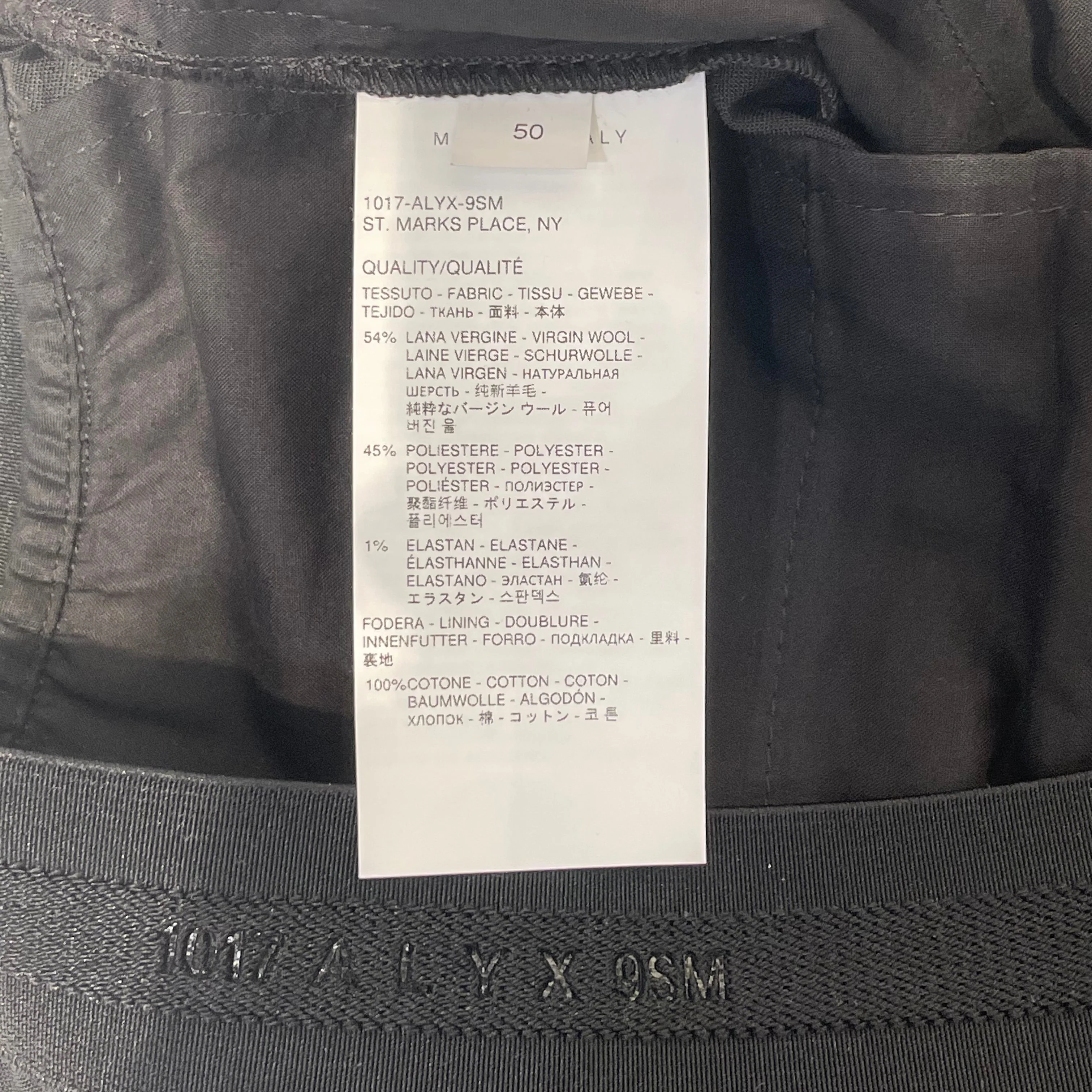 48-1017-alyx-9sm-alyx-slacks-50-polyester-blk-buckle-trousers-4.webp 1017 ALYX 9SM(ALYX)/Slacks/50/Polyester/BLK/buckle trousers