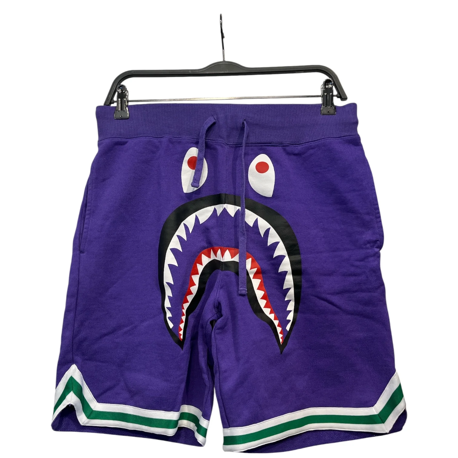 A BATHING APE/Shorts/M/Nylon/PPL/shark shorts