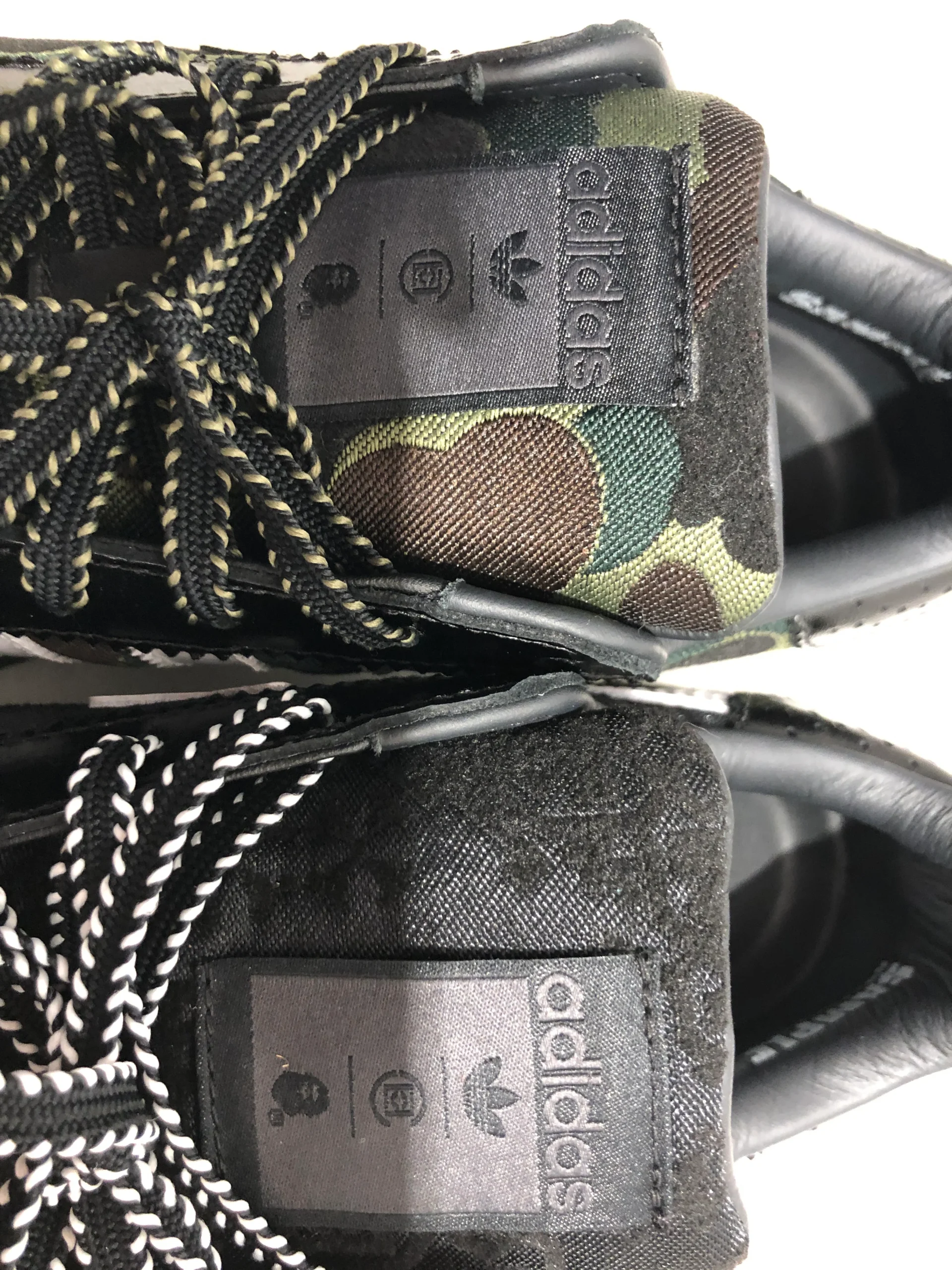 CLOT/adidas/A BATHING APE/Low-Sneakers/US 6.5/Camouflage/BLK/FRIENDS AND FAMILY CAMO