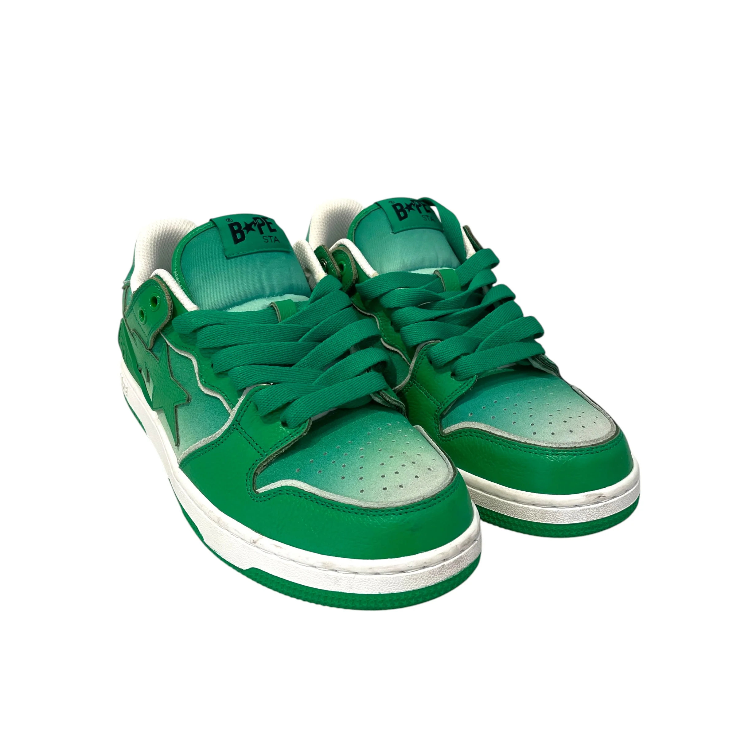BAPE STA!/Low-Sneakers/US 9/Leather/GRN/Sk8 Sta 4 M1