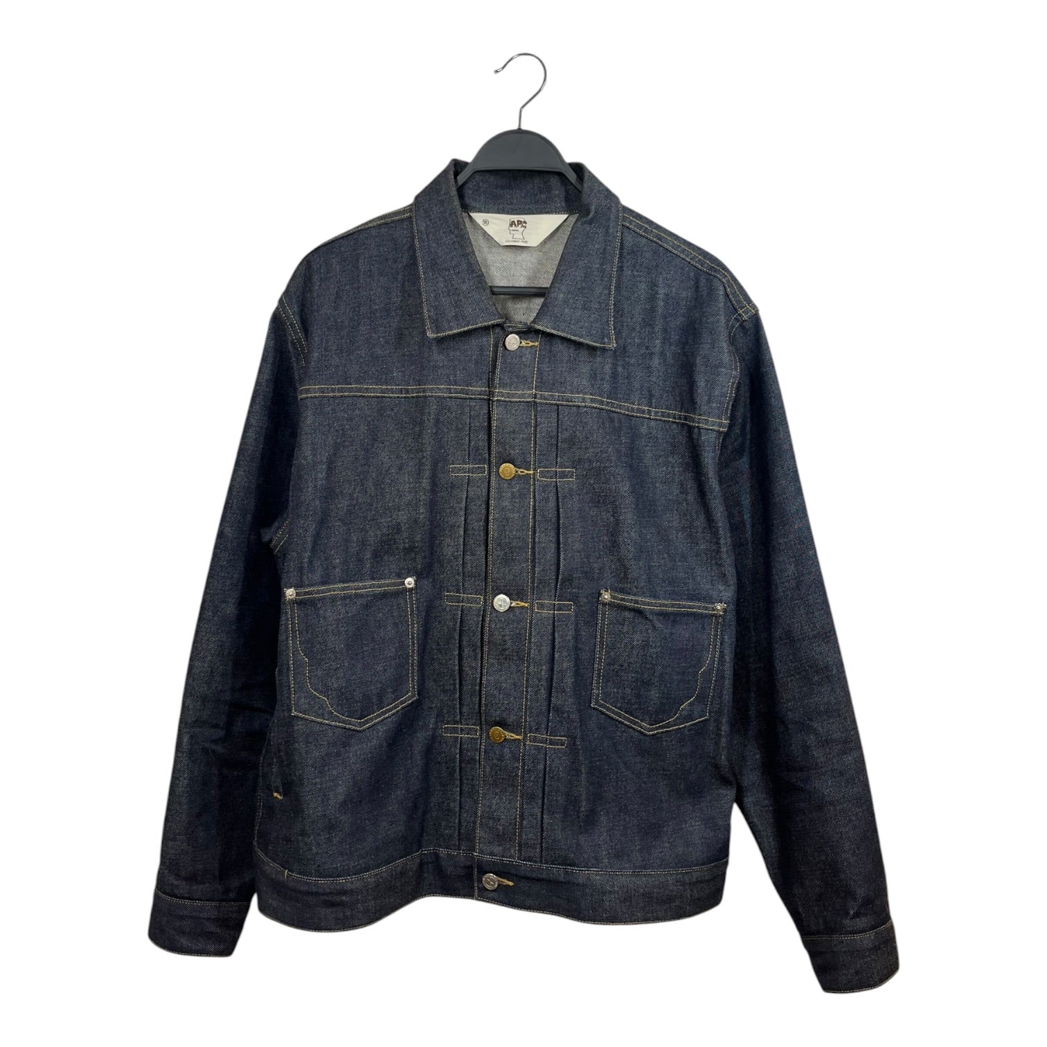 Brain Dead/A.P.C./Denim Jkt/XL/Denim/NVY/SELVEDGE TYPE 2