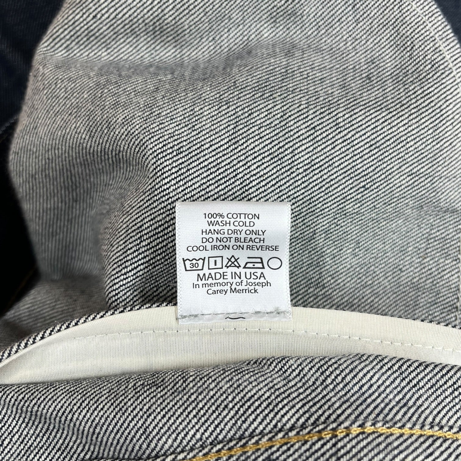 Brain Dead/A.P.C./Denim Jkt/XL/Denim/NVY/SELVEDGE TYPE 2