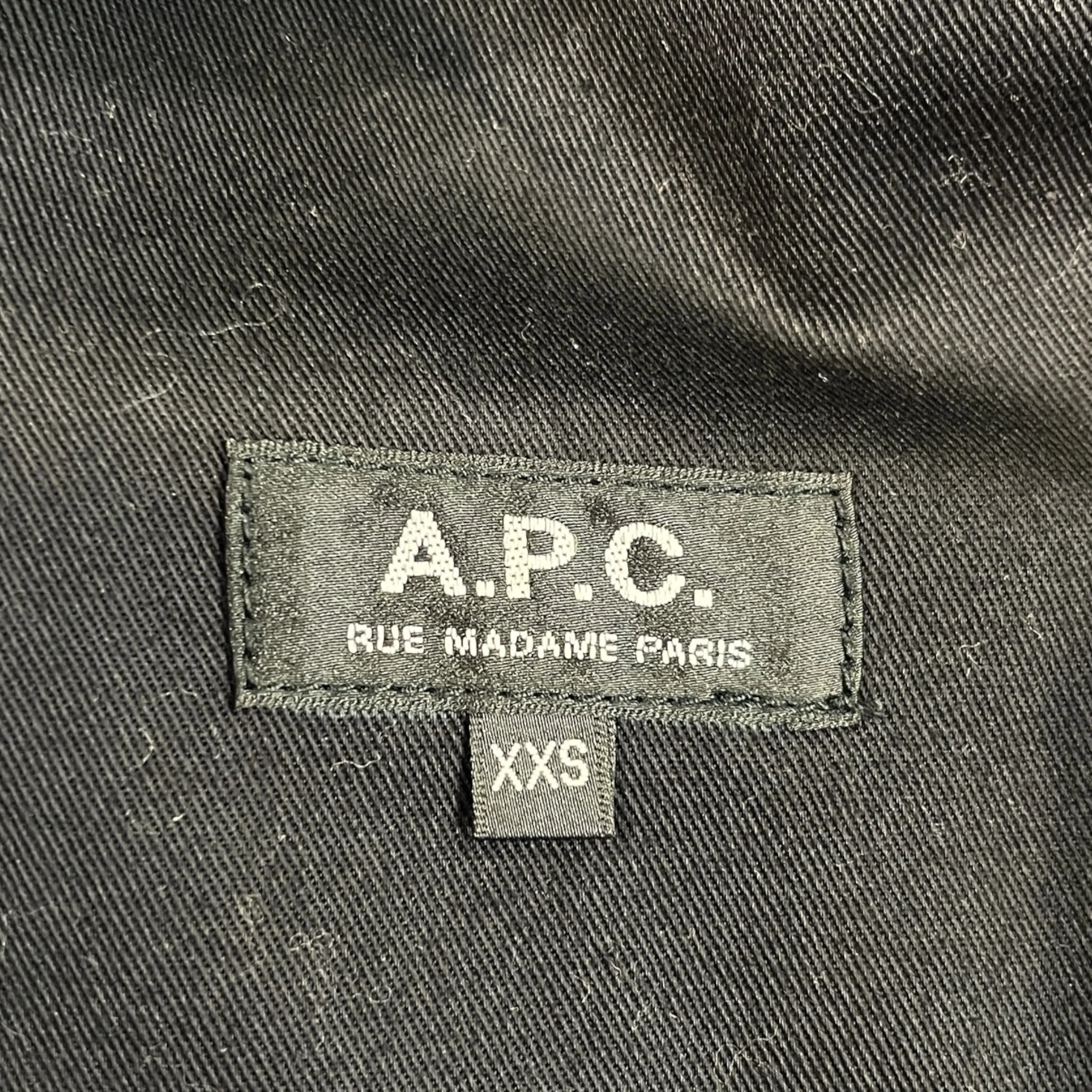 A.P.C./Denim Jkt/XXS/Cotton/NVY/Single Breasted/SELVEDGE WORK JACKET