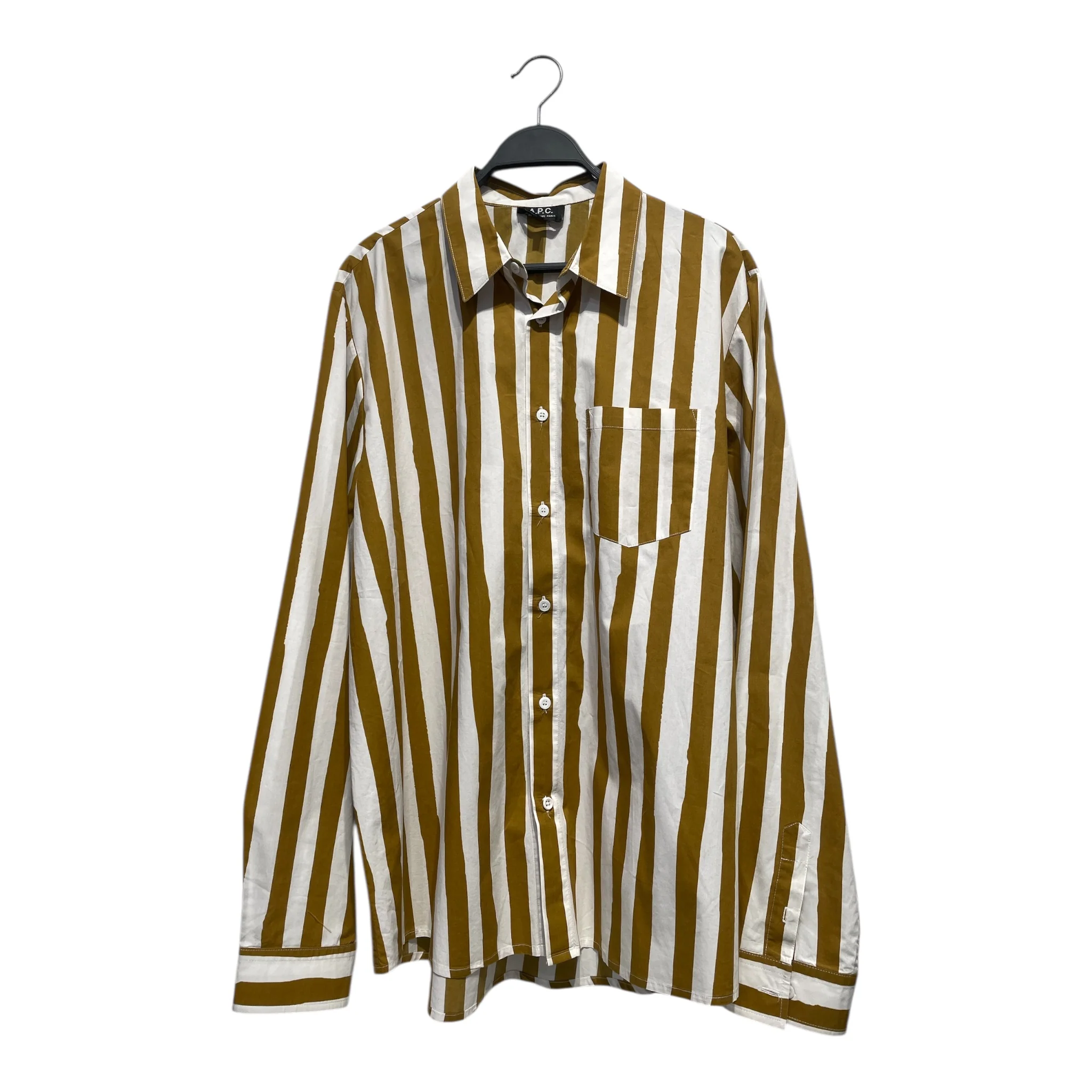 518-a-p-c-ls-shirt-xl-cotton-orn-stripe--1.webp A.P.C./LS Shirt/XL/Cotton/ORN/Stripe/