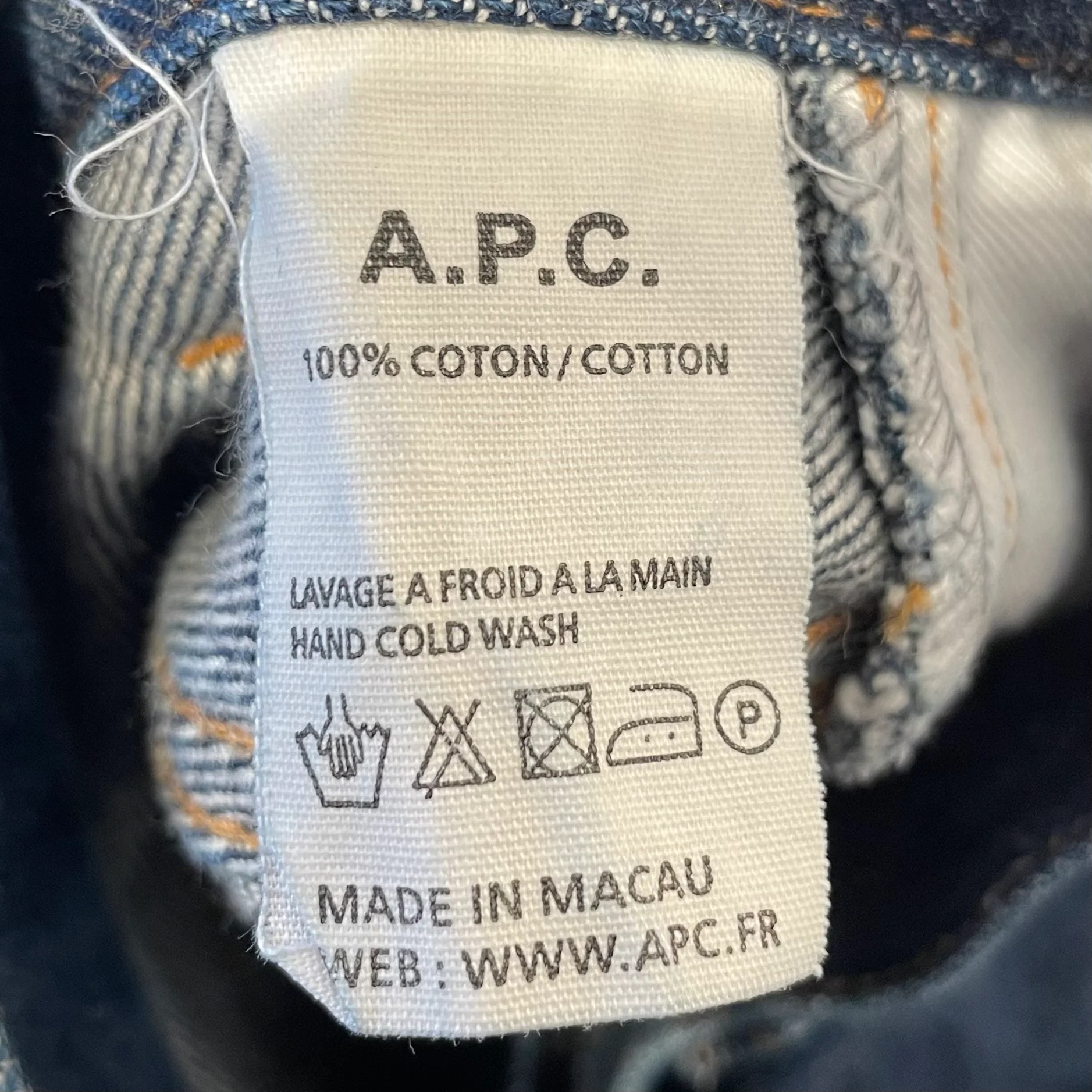 A.P.C./Pants/30/Denim/IDG/