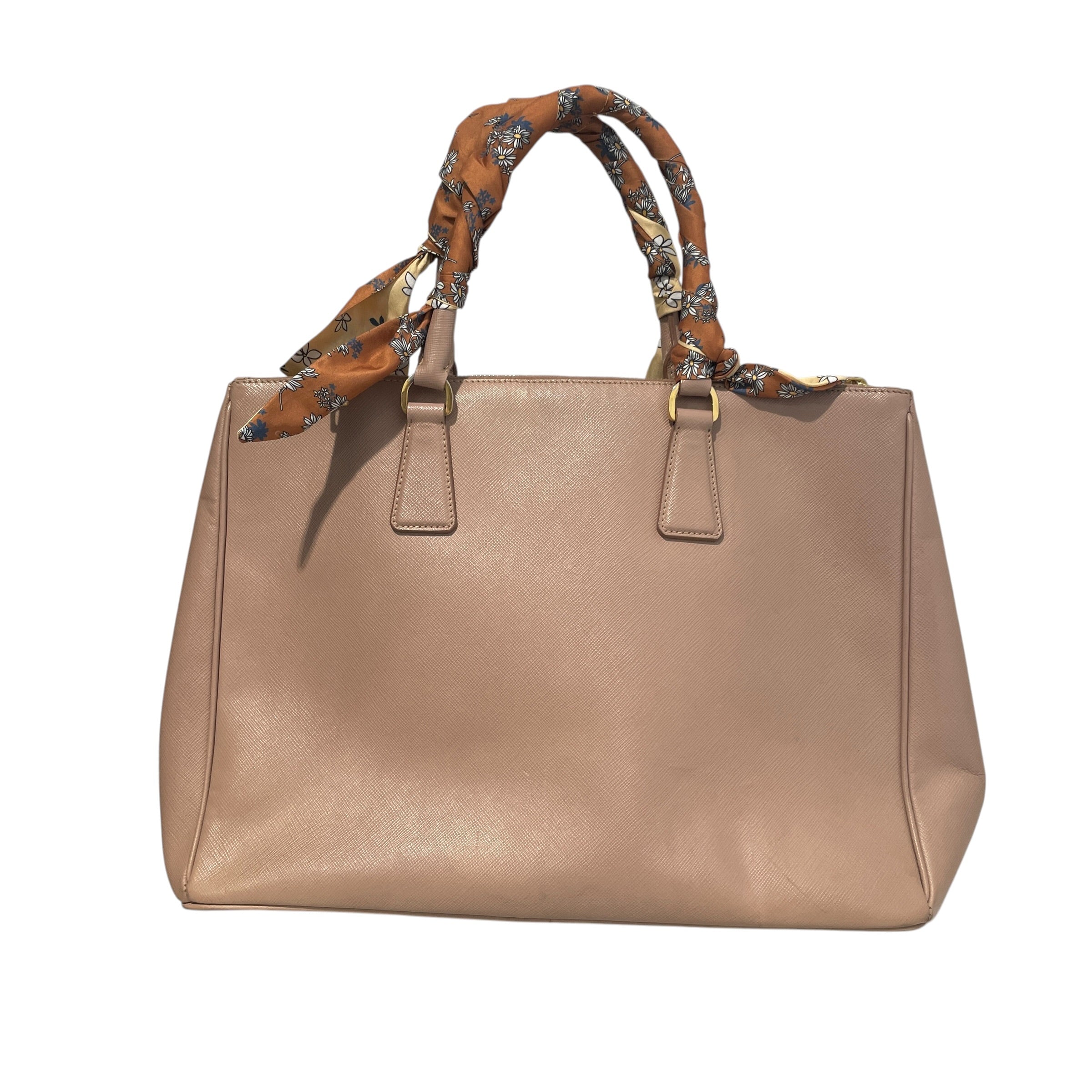 PRADA/Tote Bag/Leather/PNK/Large Galleria Saffiano Tote